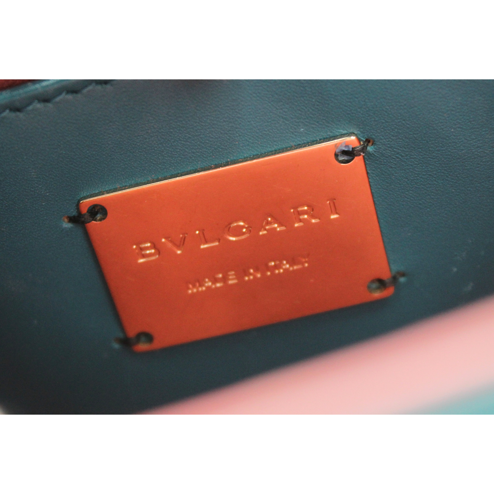 Serpenti Forever Calf Blue Shoulder Bag