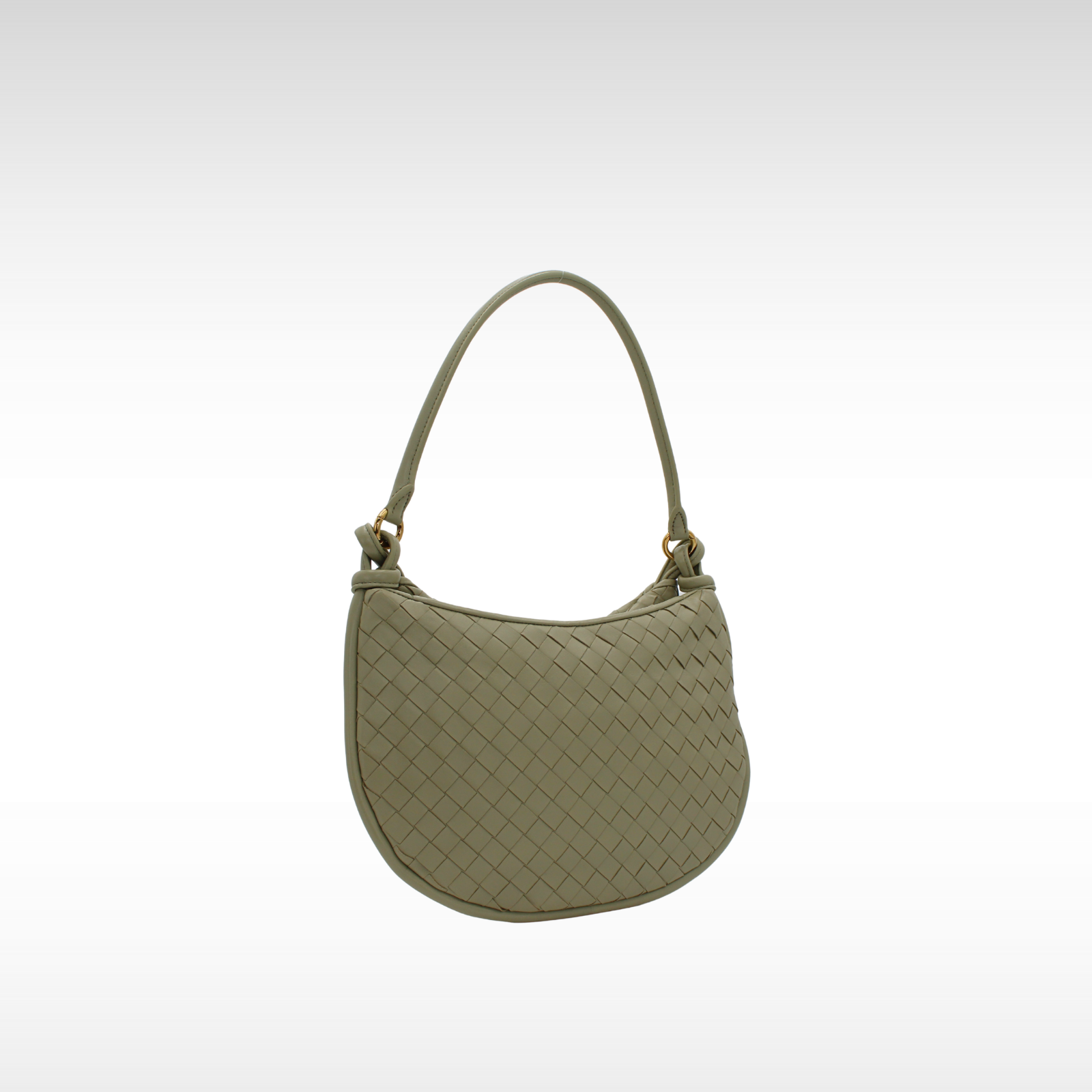 Gemelli Small Lamb Green Shoulder Bag