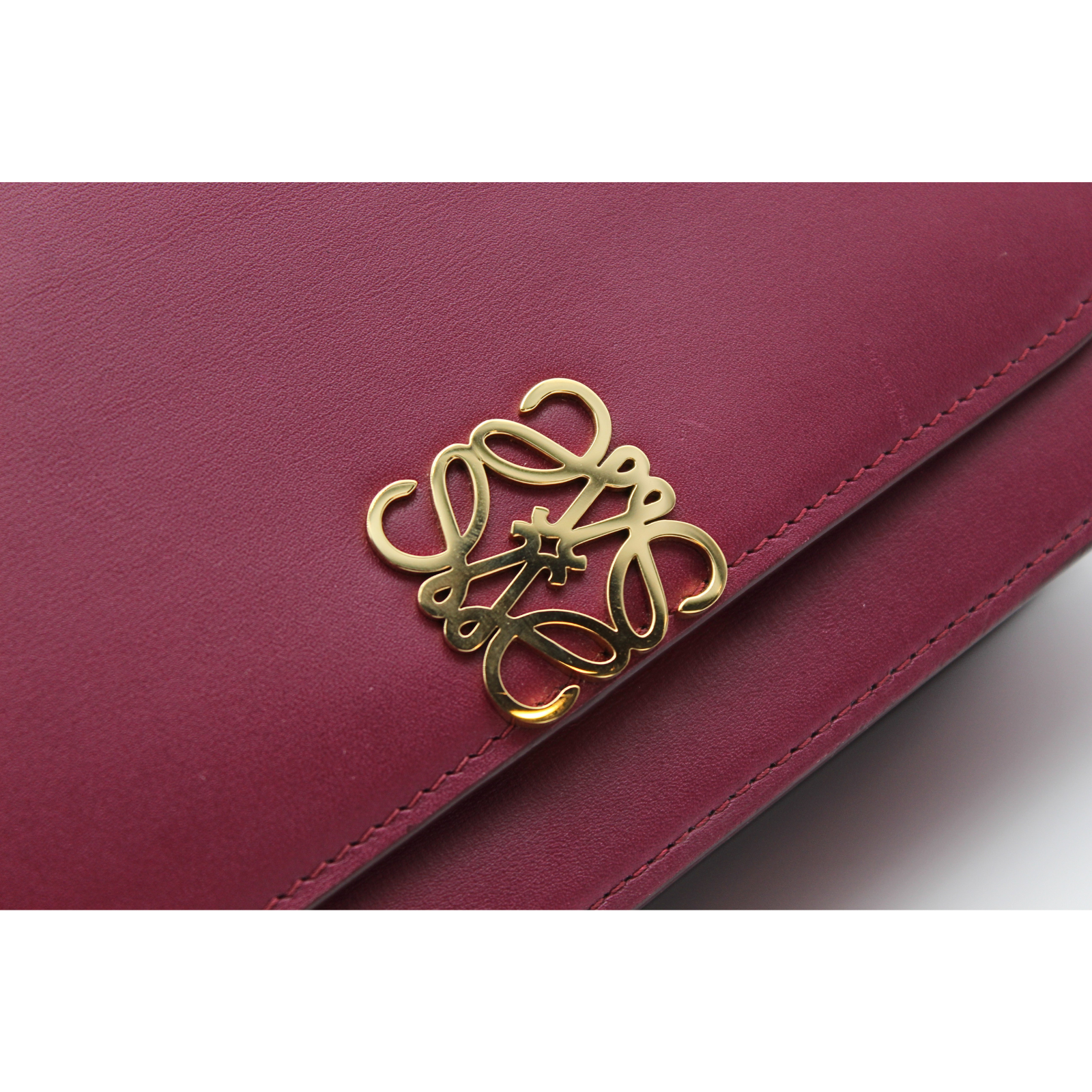Goya Small Calf Burgundy Crossbody Bag