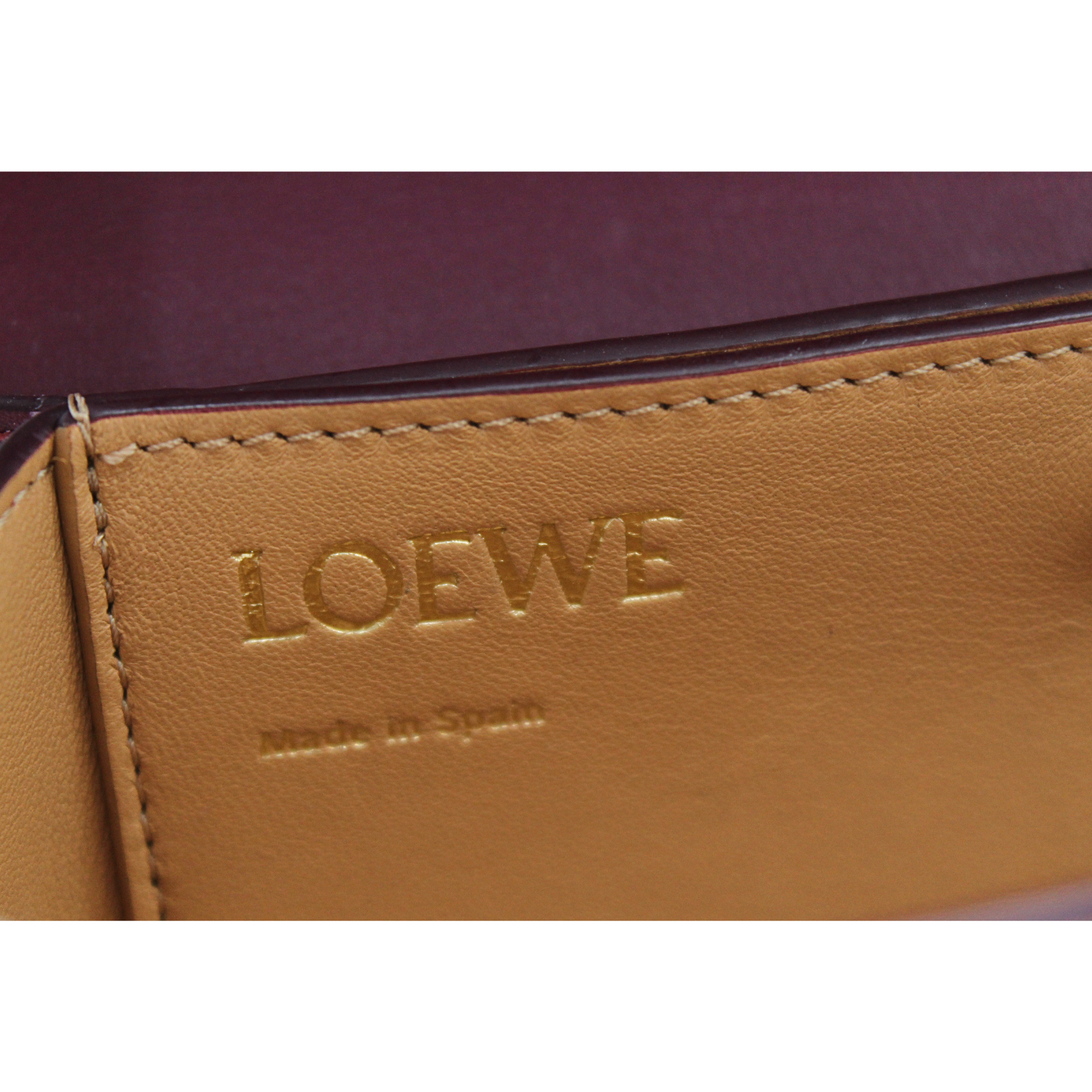 Goya Small Calf Burgundy Crossbody Bag