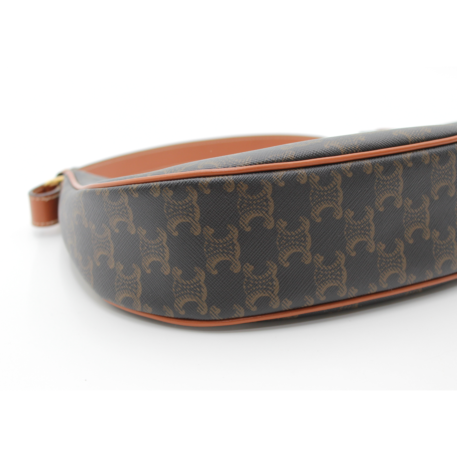 Ava Medium Triomphe Coated Canvas Shoulder Bag