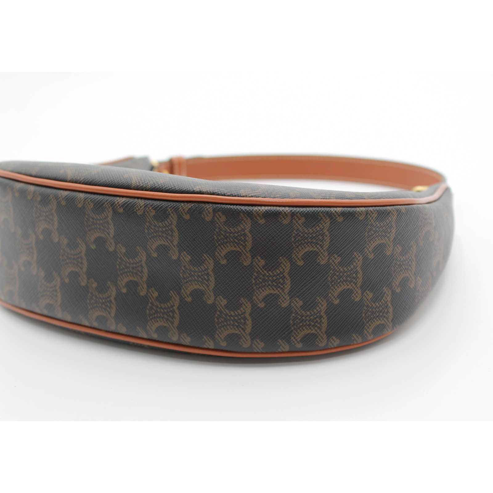 Ava Medium Triomphe Coated Canvas Shoulder Bag