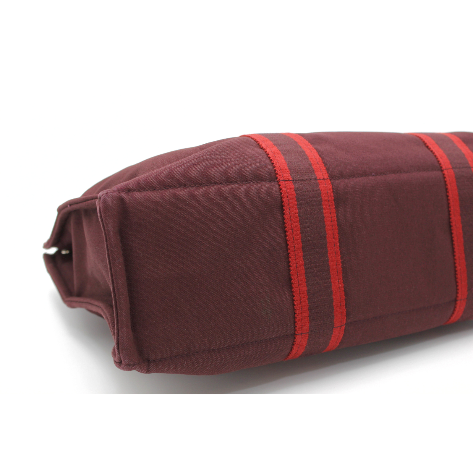 Fourre Tout MM Canvas Bordeaux + Rouge Tote Bag