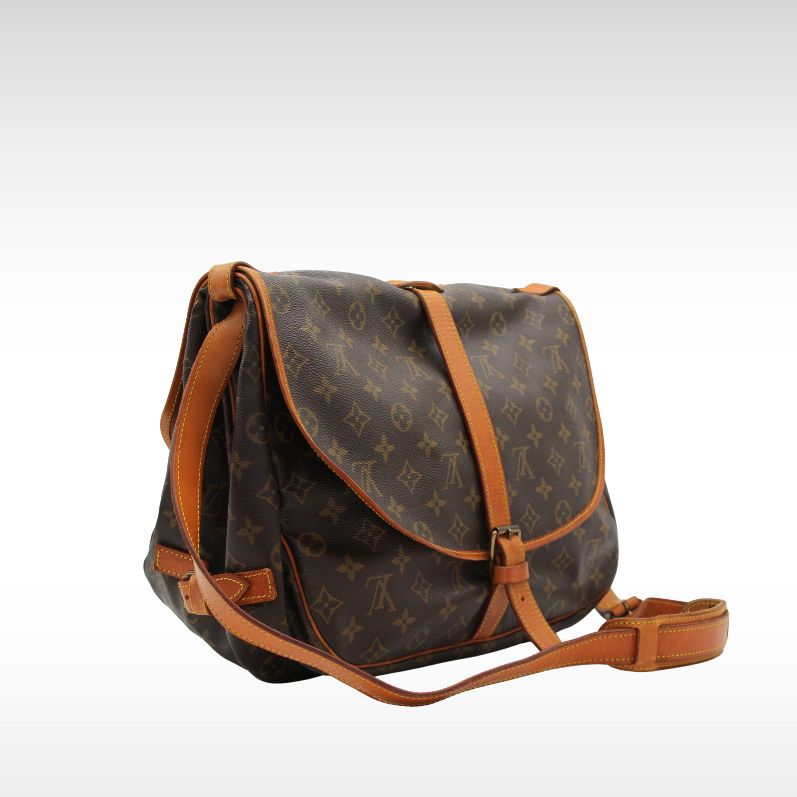 Saumur 35 Monogram Shoulder Bag