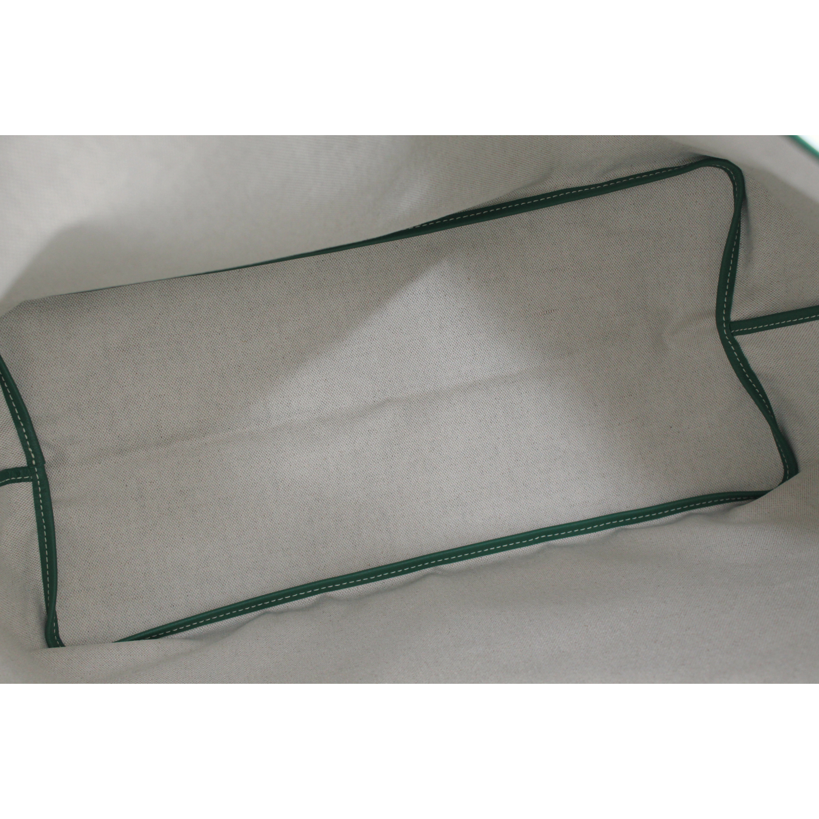 Saint Louis GM Coated Canvas Green Tote Bag