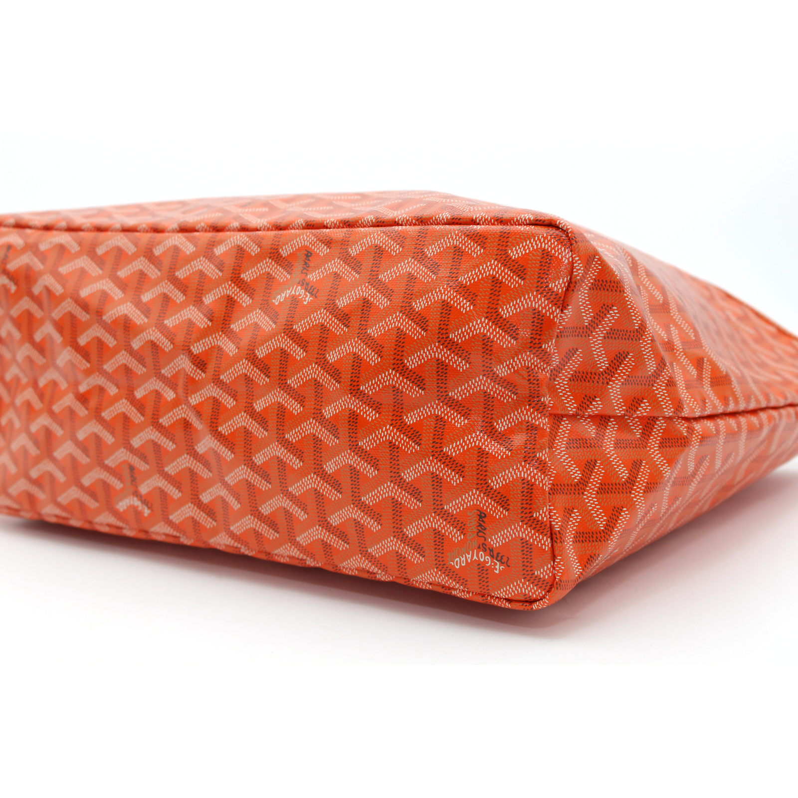 Saint Louis PM Coated Canvas Orange Tote Bag