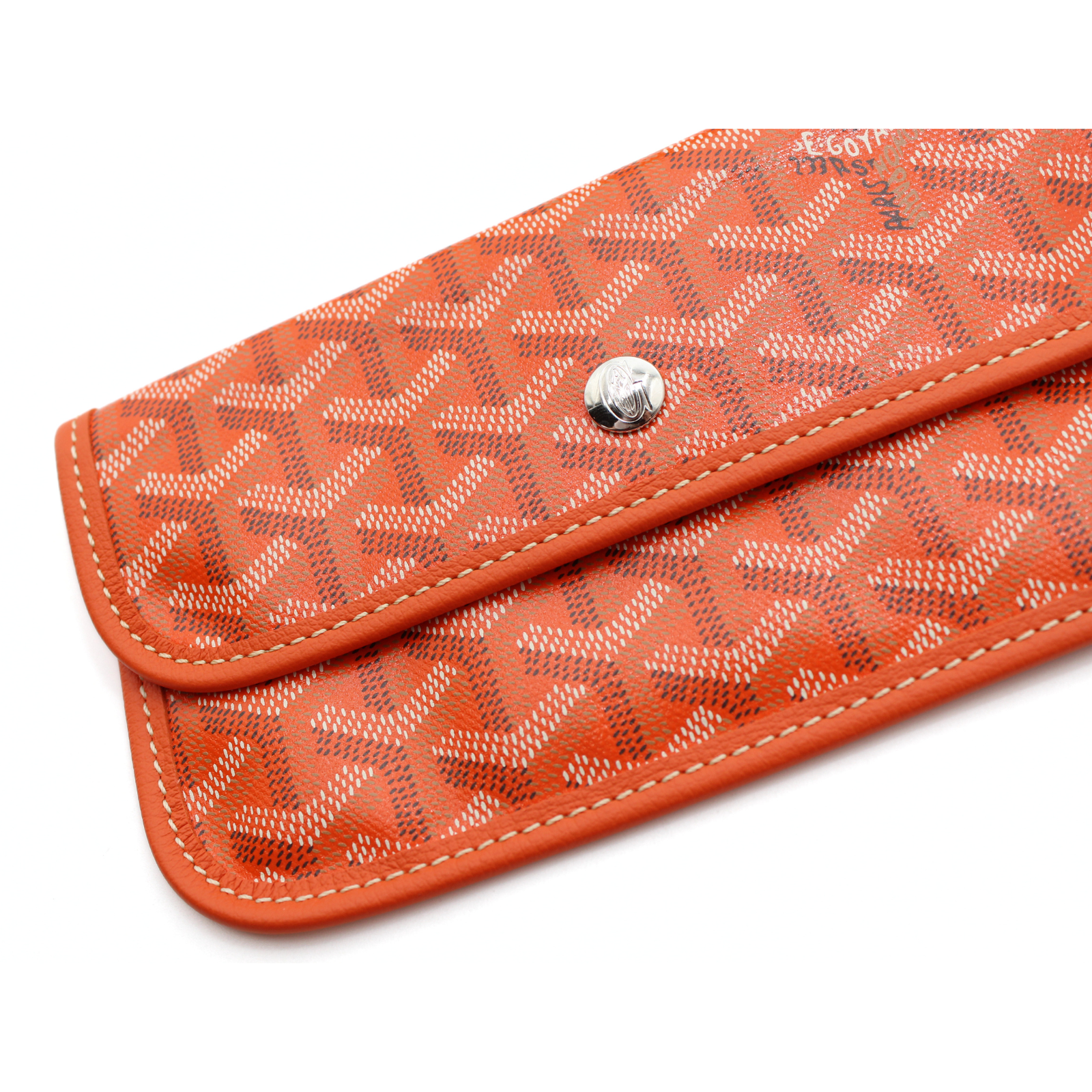 Saint Louis PM Coated Canvas Orange Tote Bag