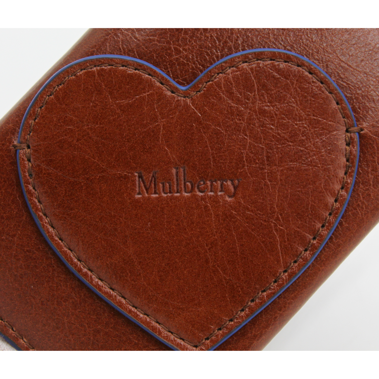 Love Letter Card Slip Calf Brown Bag Charm