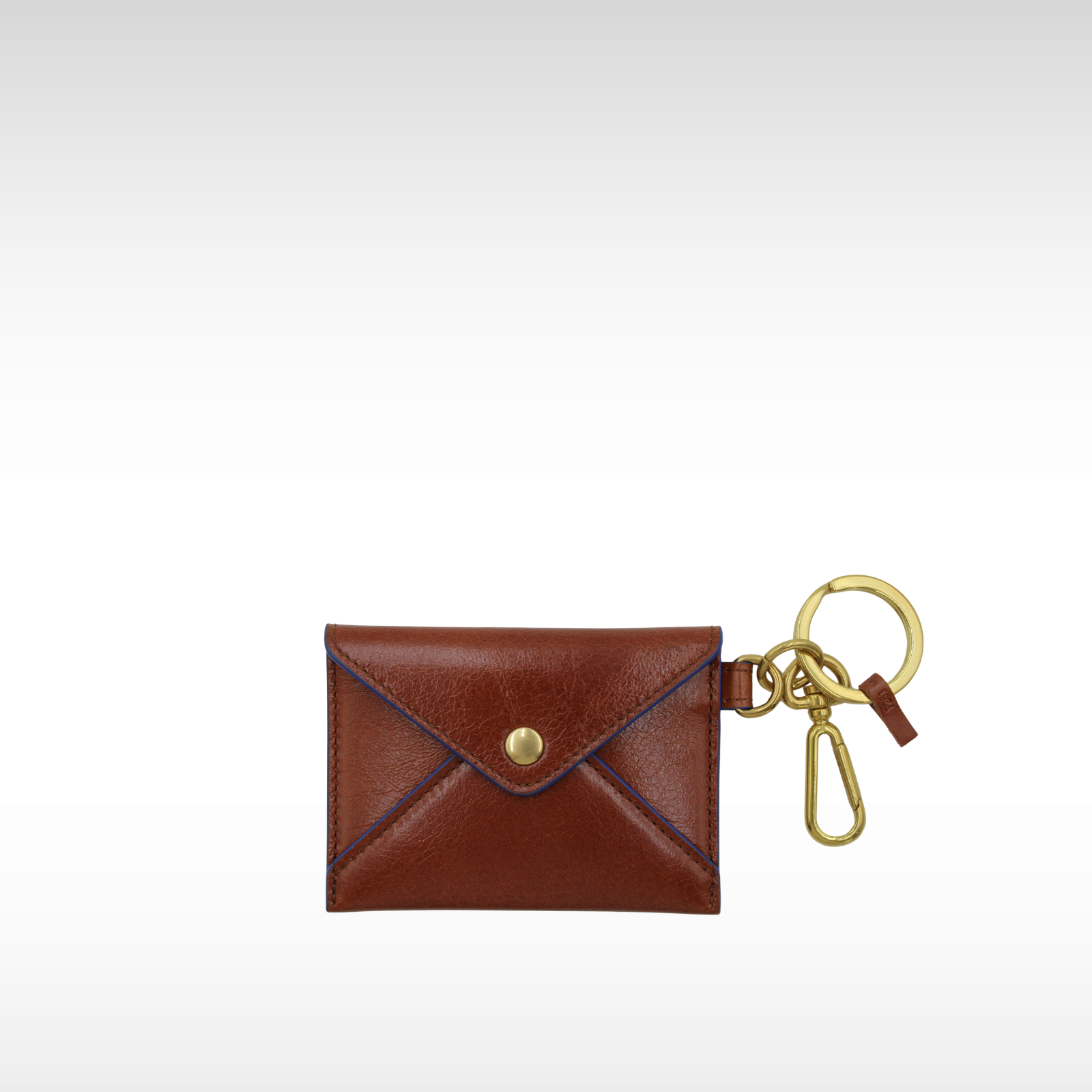 Love Letter Card Slip Calf Brown Bag Charm