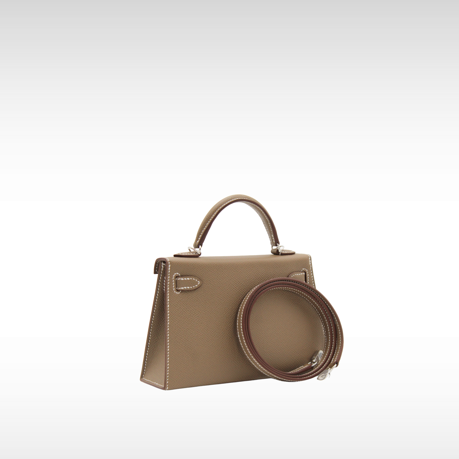 Mini Kelly II Epsom Etoupe
