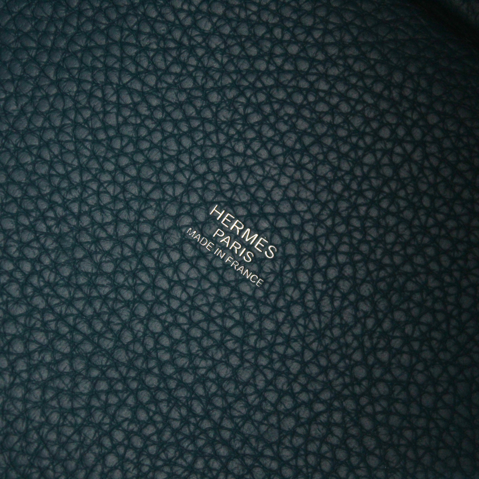 Picotin Lock 18 Casague Taurillon Clemence Deep Blue Handbag