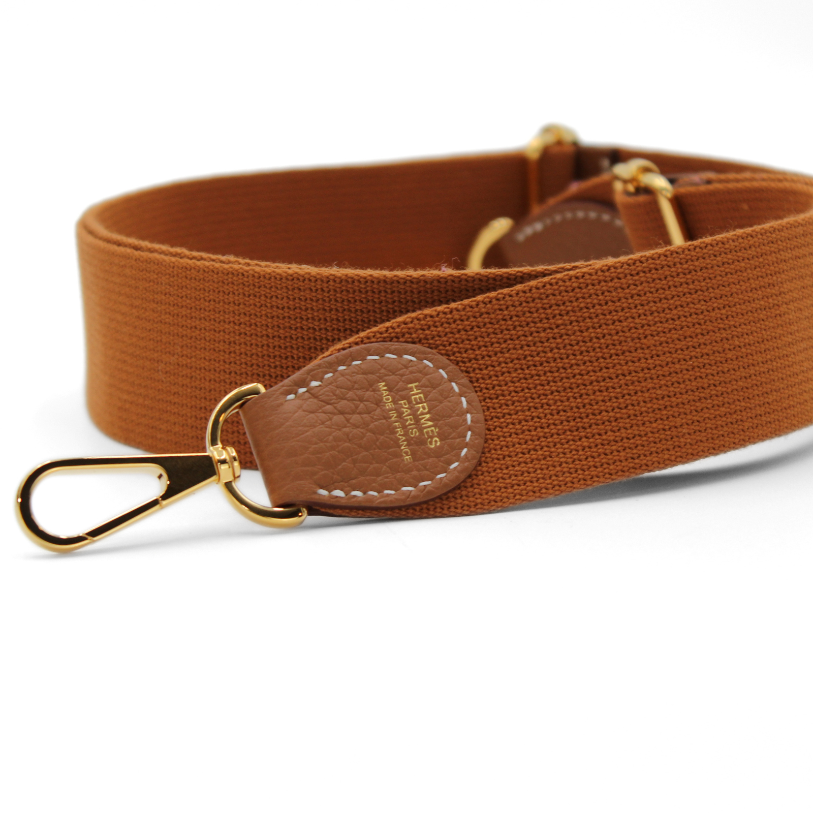 Evelyne III 23 Taurillon Clemence Gold Crossbody Bag