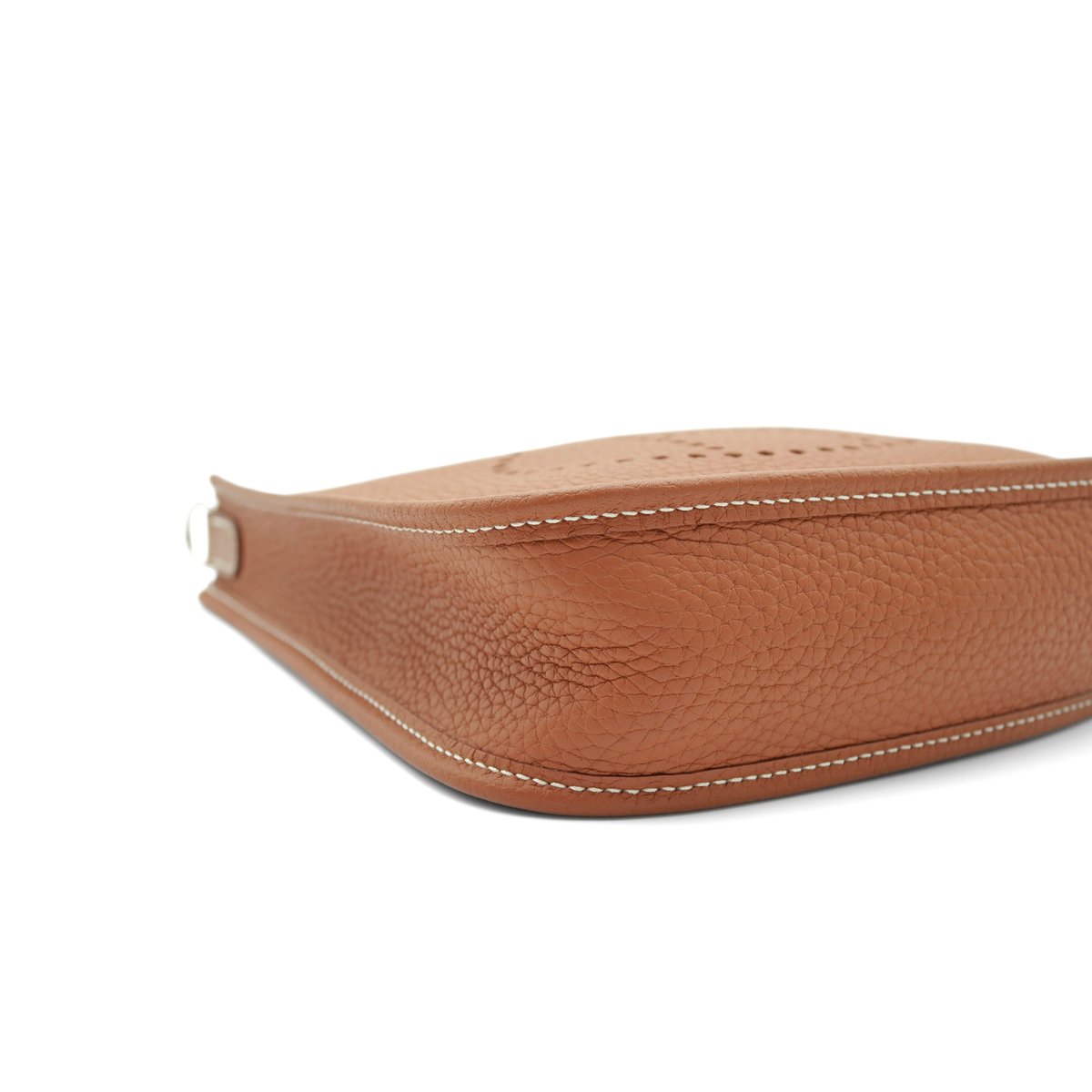 Evelyne Amazone 16 Taurillon Clemence Gold Crossbody Bag