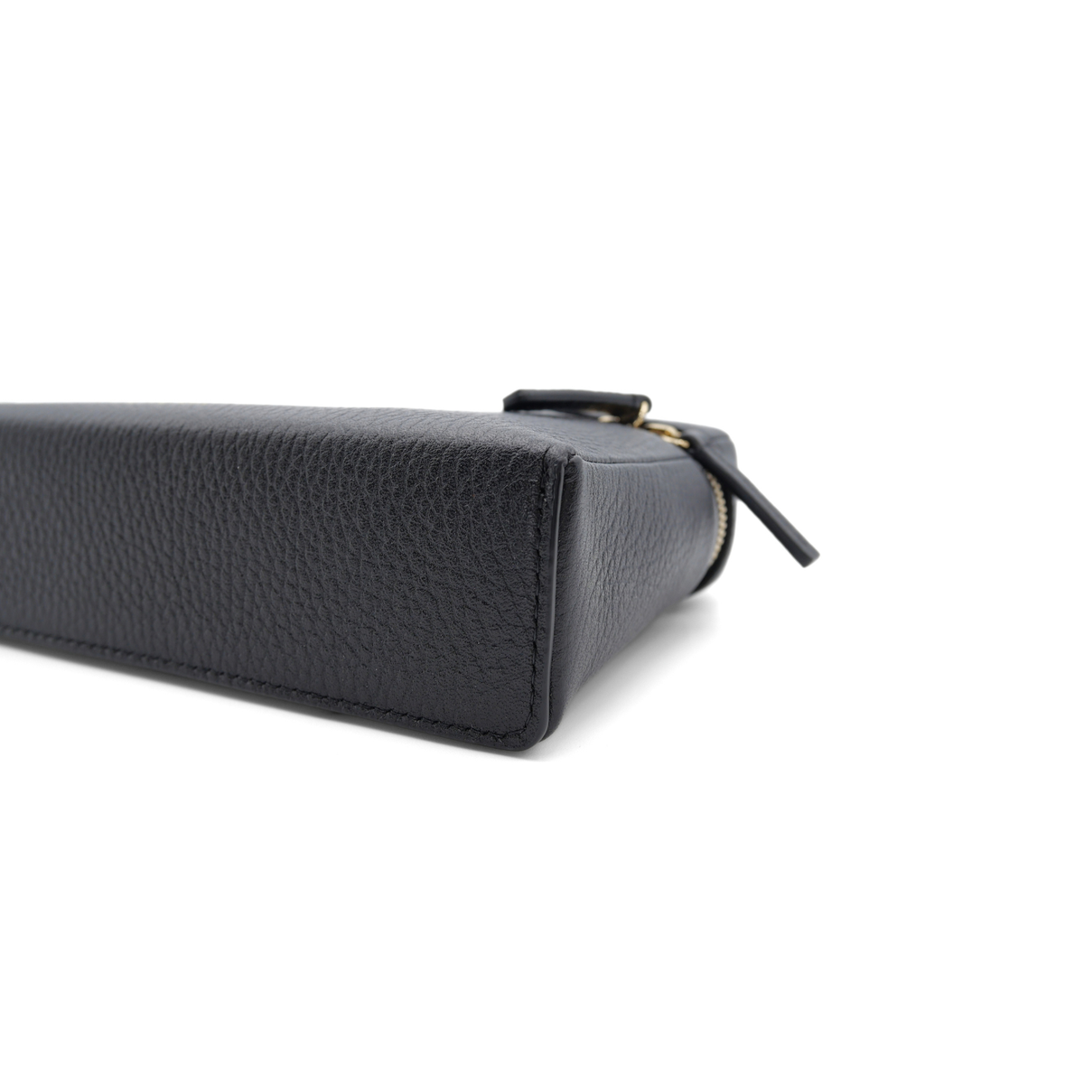 Vanity with Chain Calf Black Bag