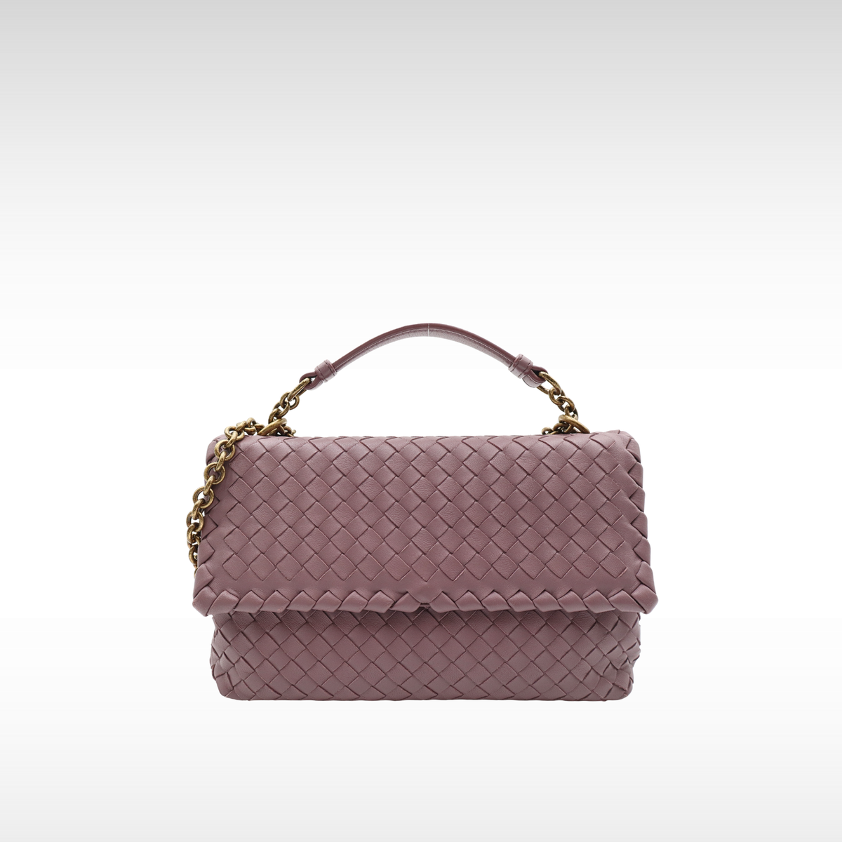 Olimpia Medium Intrecciato Lamb Shoulder Bag