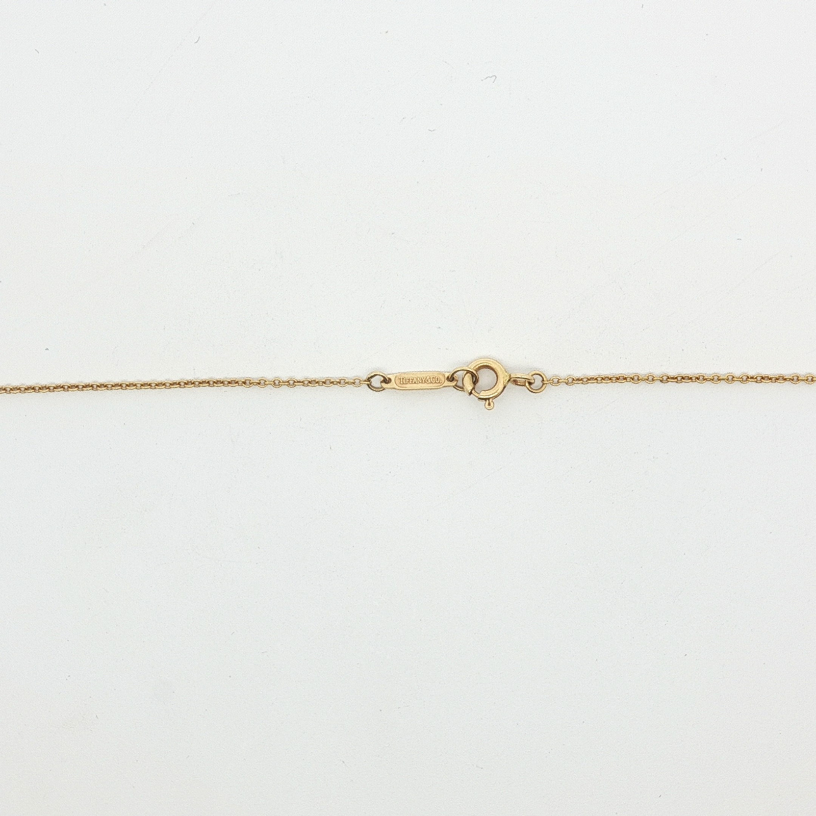 Pinched Heart Yellow Gold Necklace