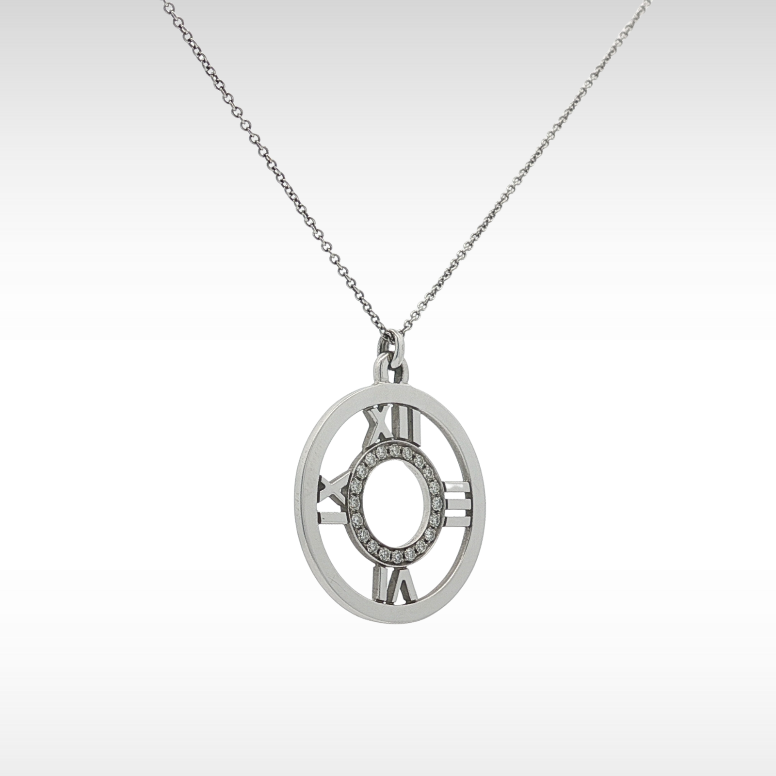 Atlas White Gold Necklace