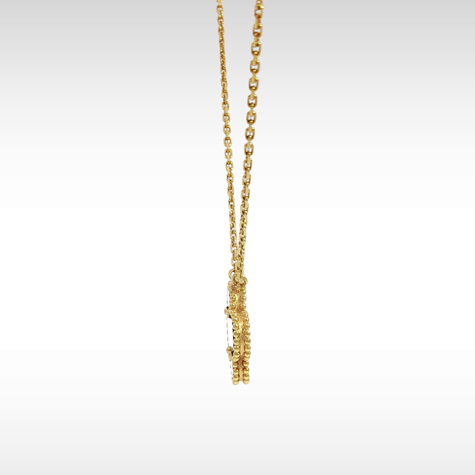 Vintage Alhambra Onyx Necklace