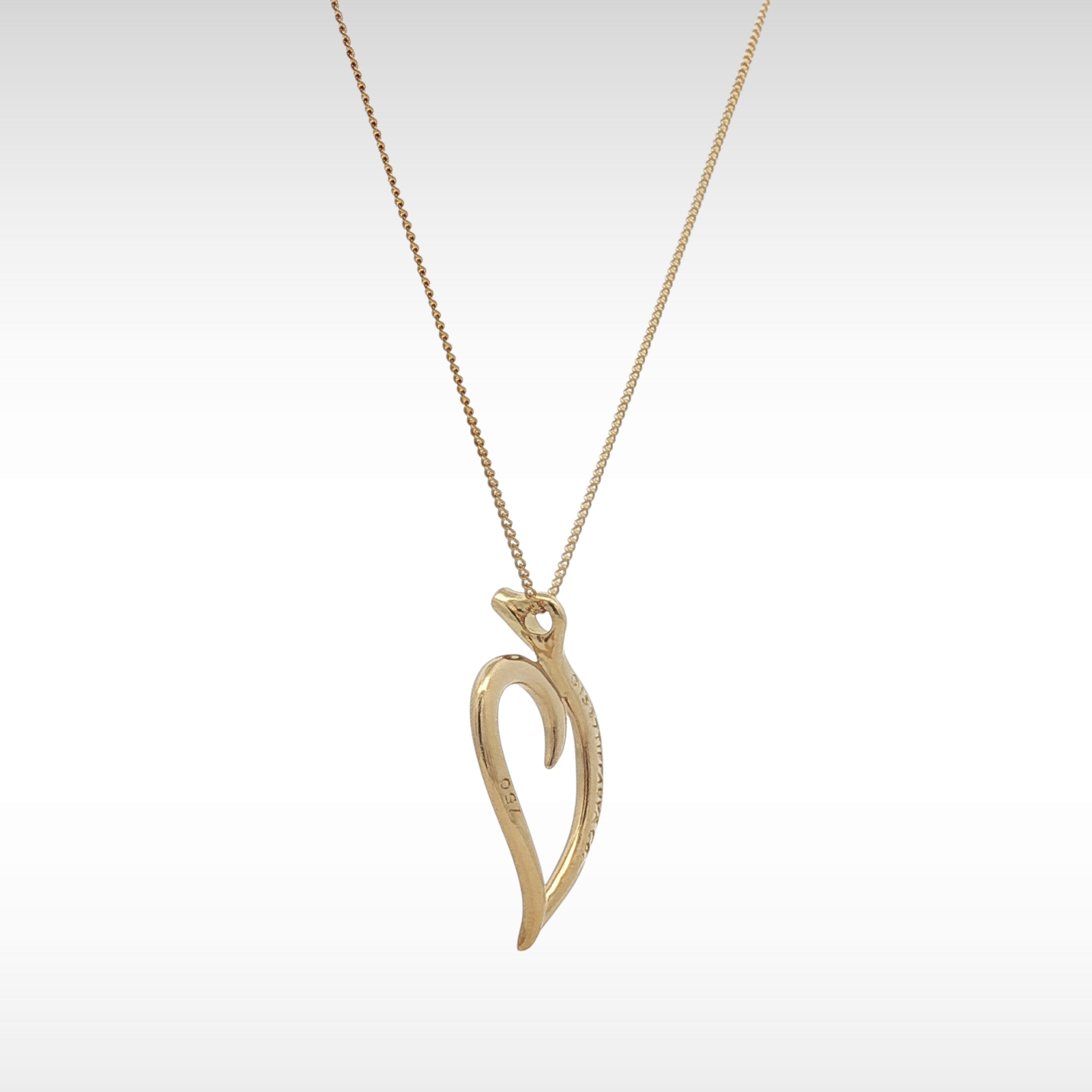 Leaf Heart Necklace