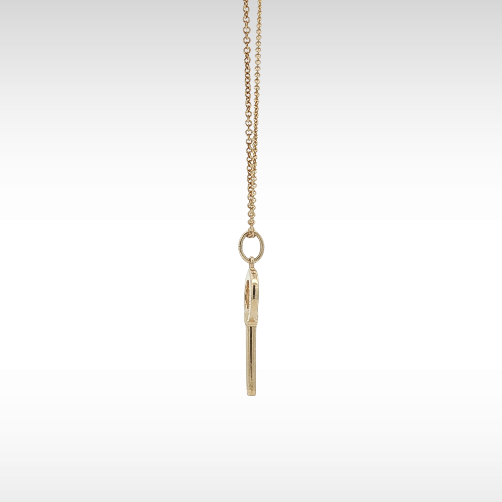 Key Yellow Gold Necklace