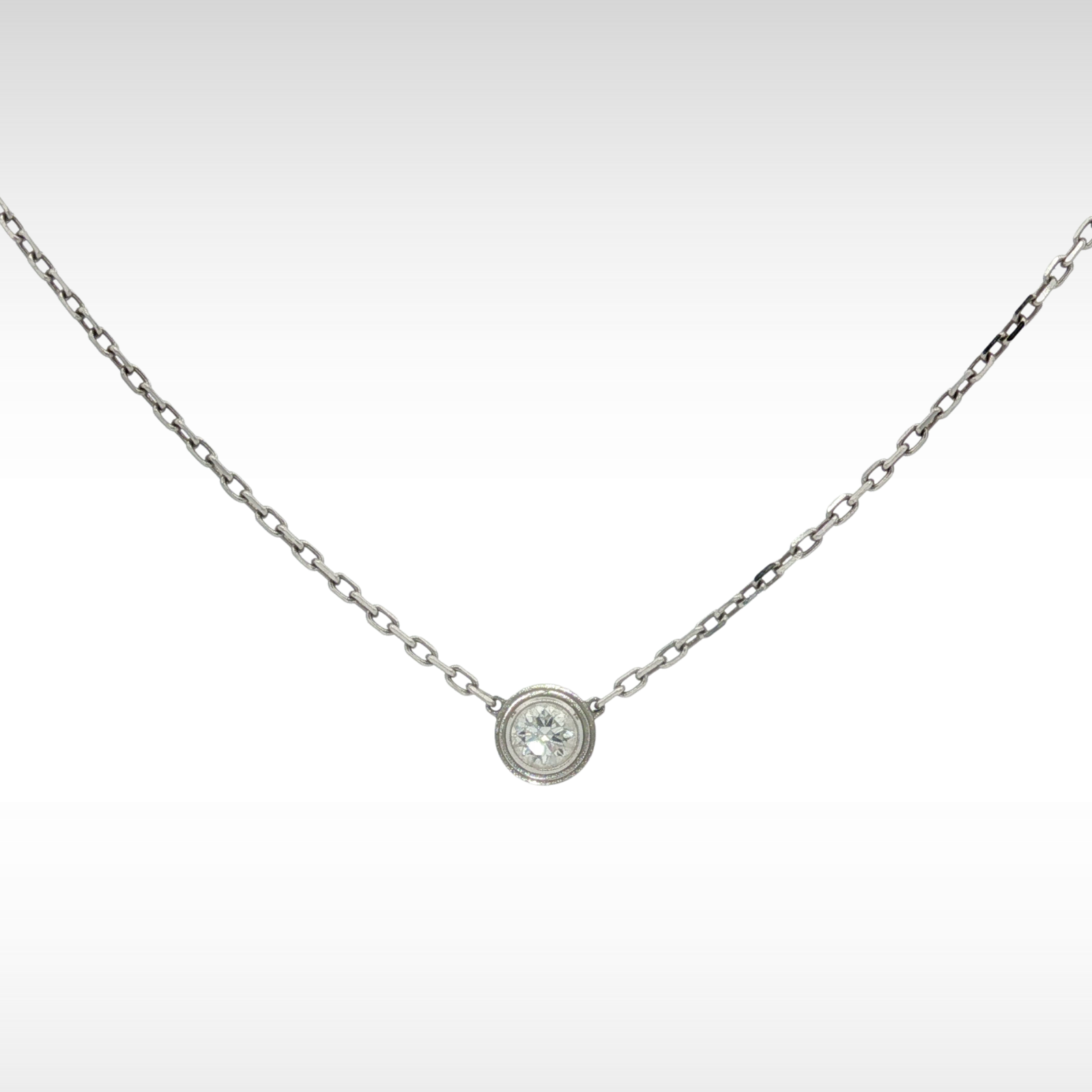 d'Amour Large White Gold Necklace