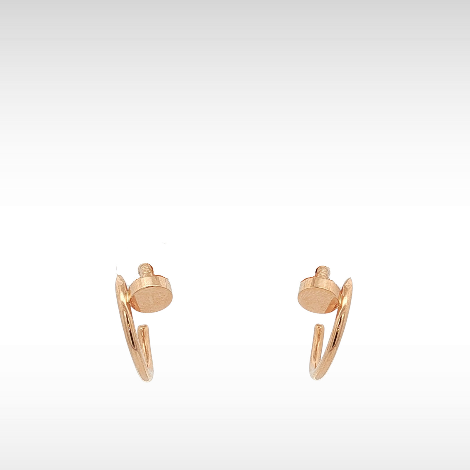 Juste un Clou Pink Gold Earrings