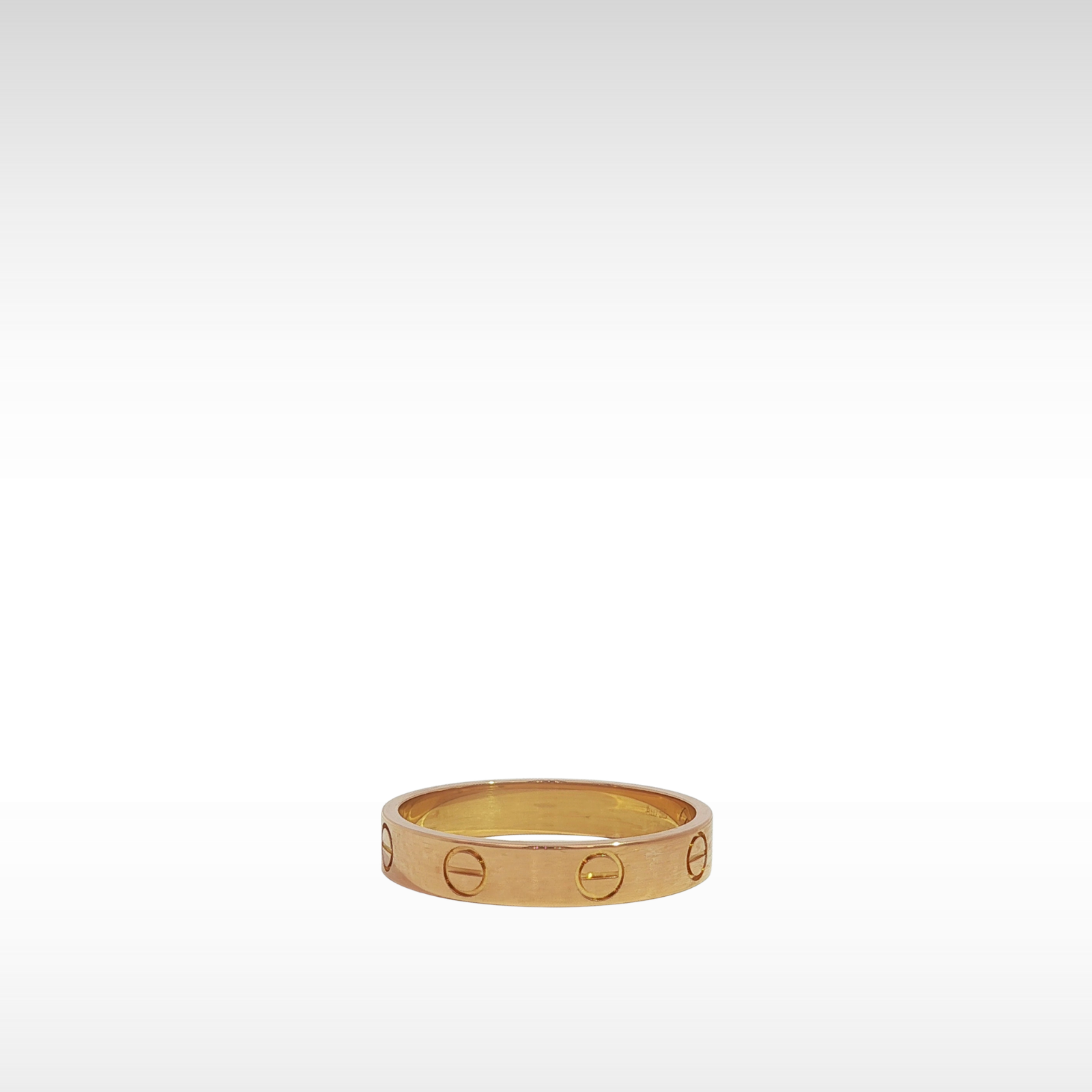 LOVE Small Ring Pink Gold 56 / 7.25