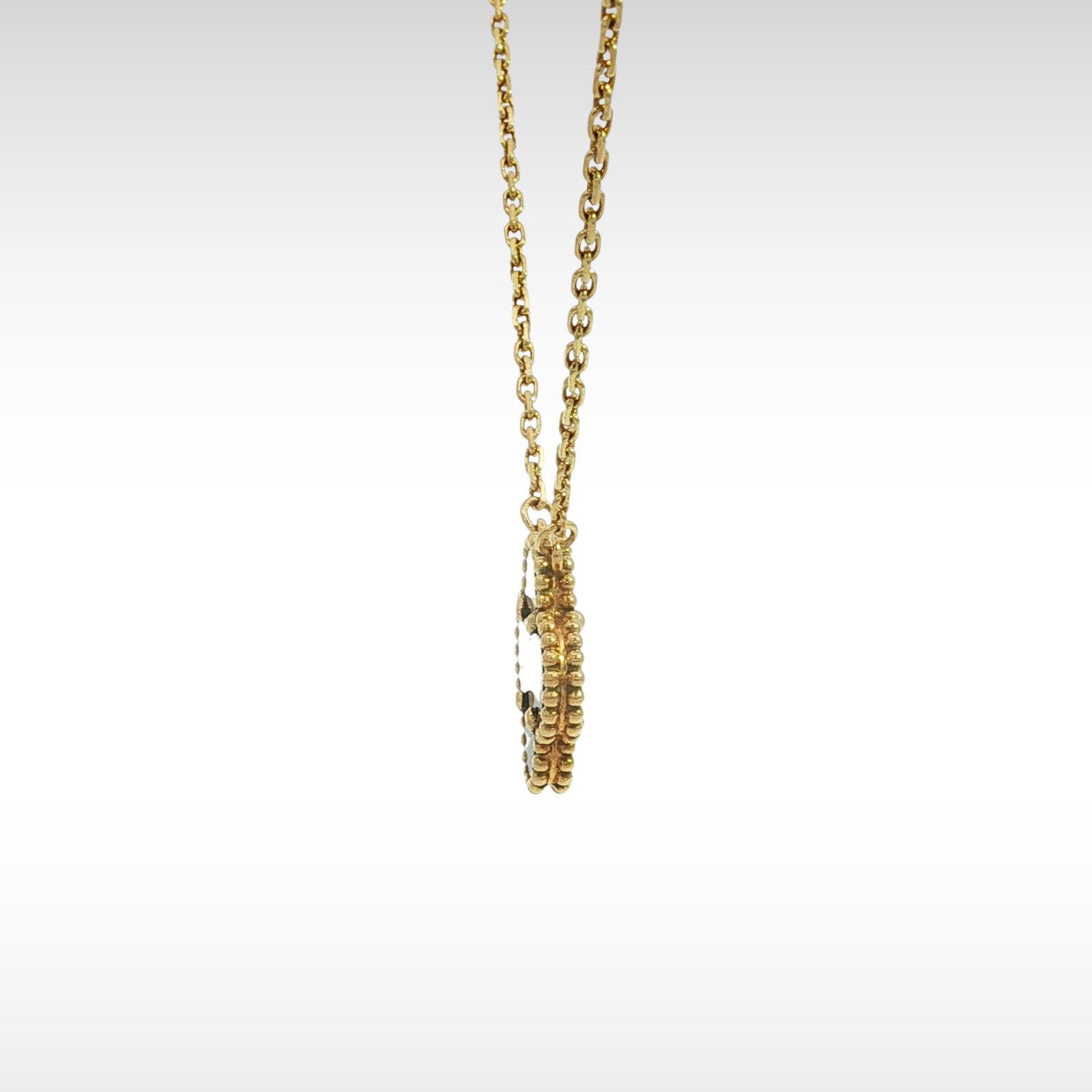 Vintage Alhambra Onyx Necklace