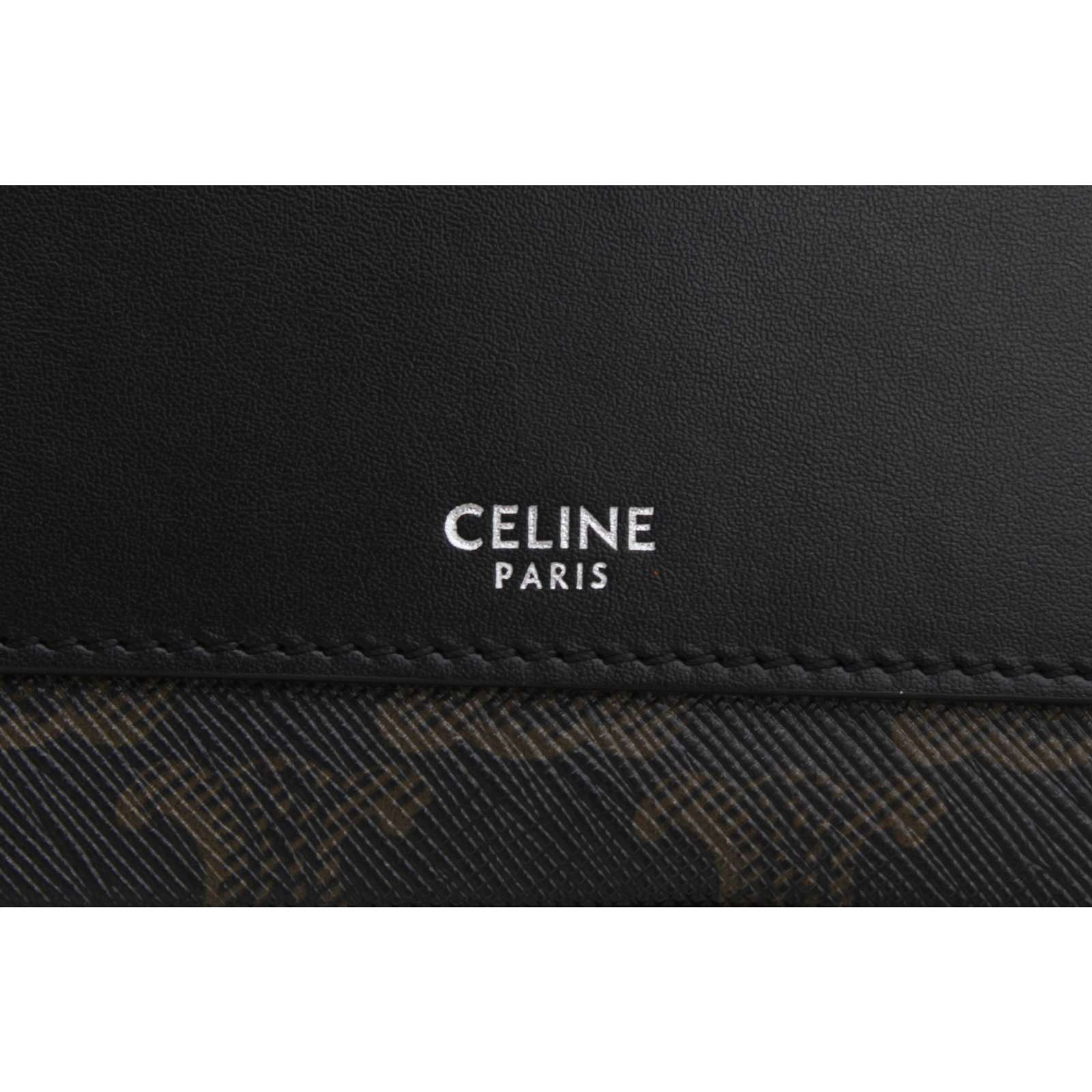 Messenger Triomphe Mini Calf Black Shoulder Bag