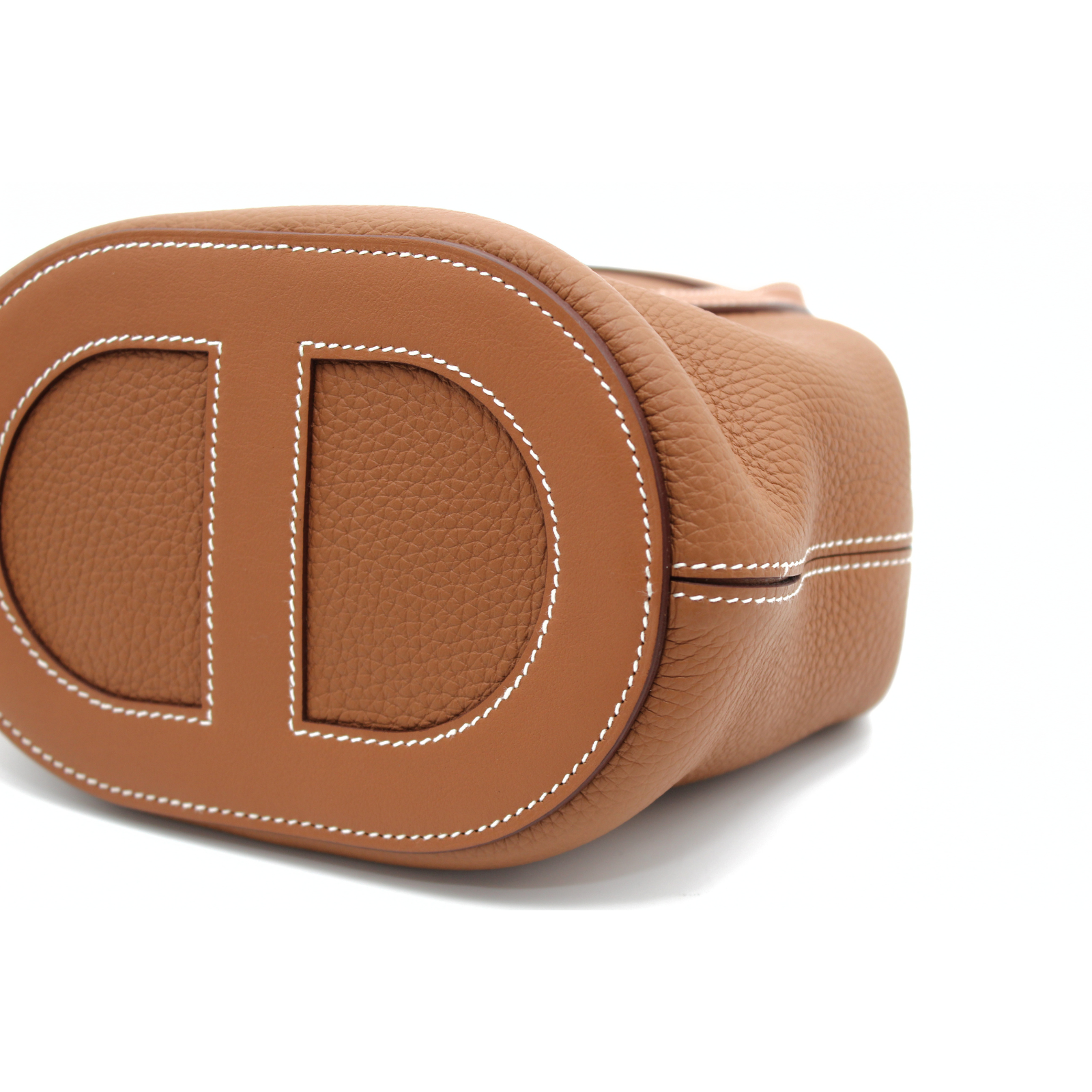 In the Loop 18 Taurillon Clemence Gold Handbag