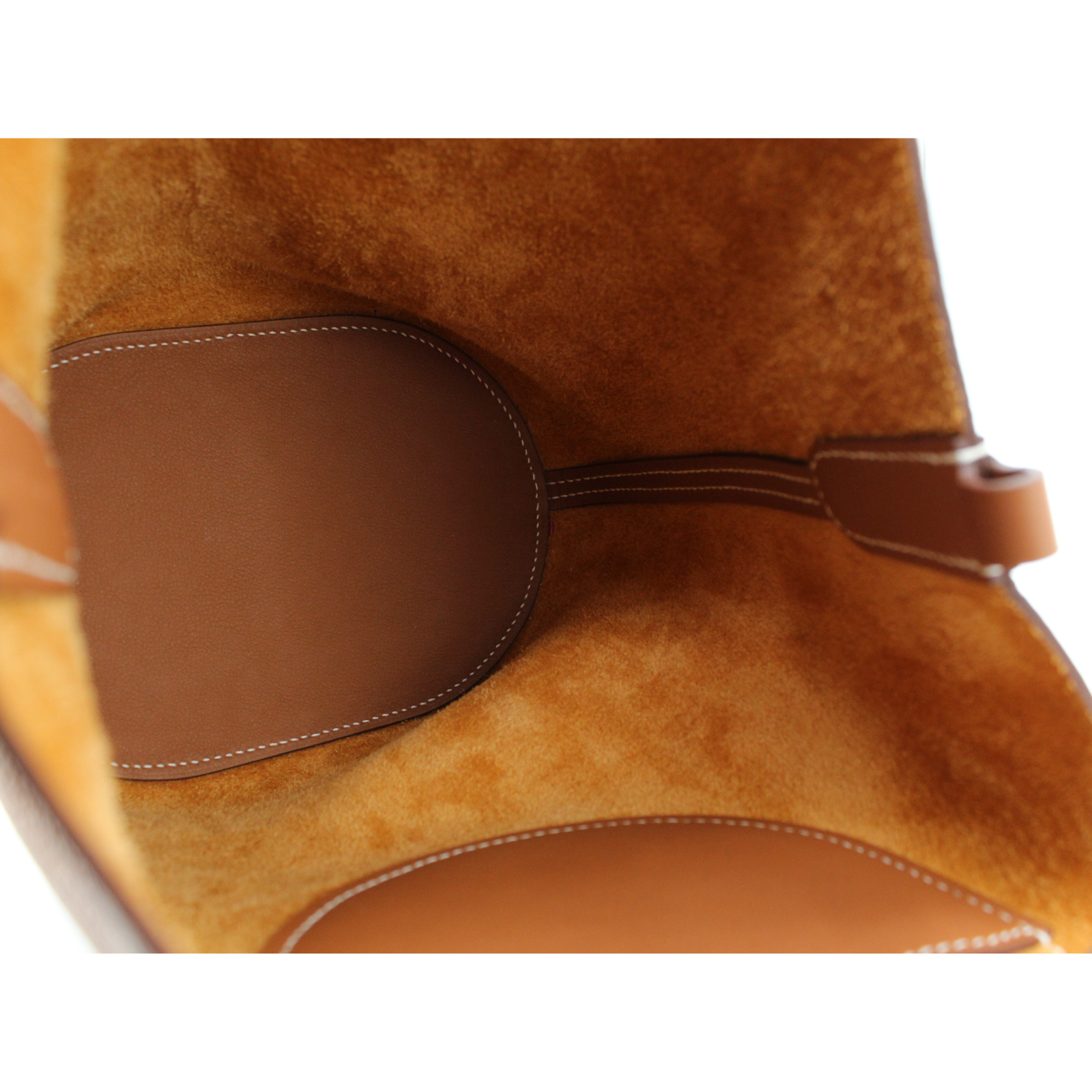 In the Loop 18 Taurillon Clemence Gold Handbag