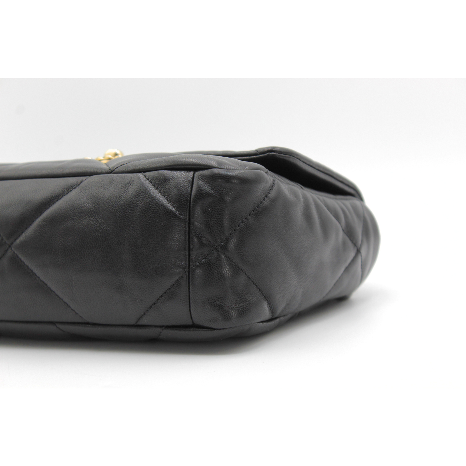 Chanel 19 Lamb Black Shoulder Bag