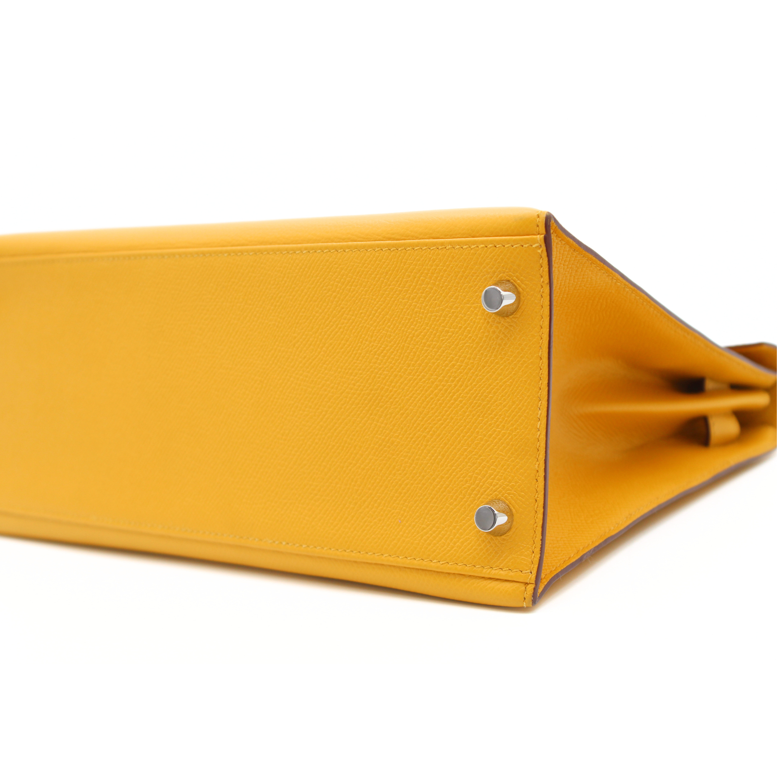 Kelly 28 Epsom Jaune Ambre