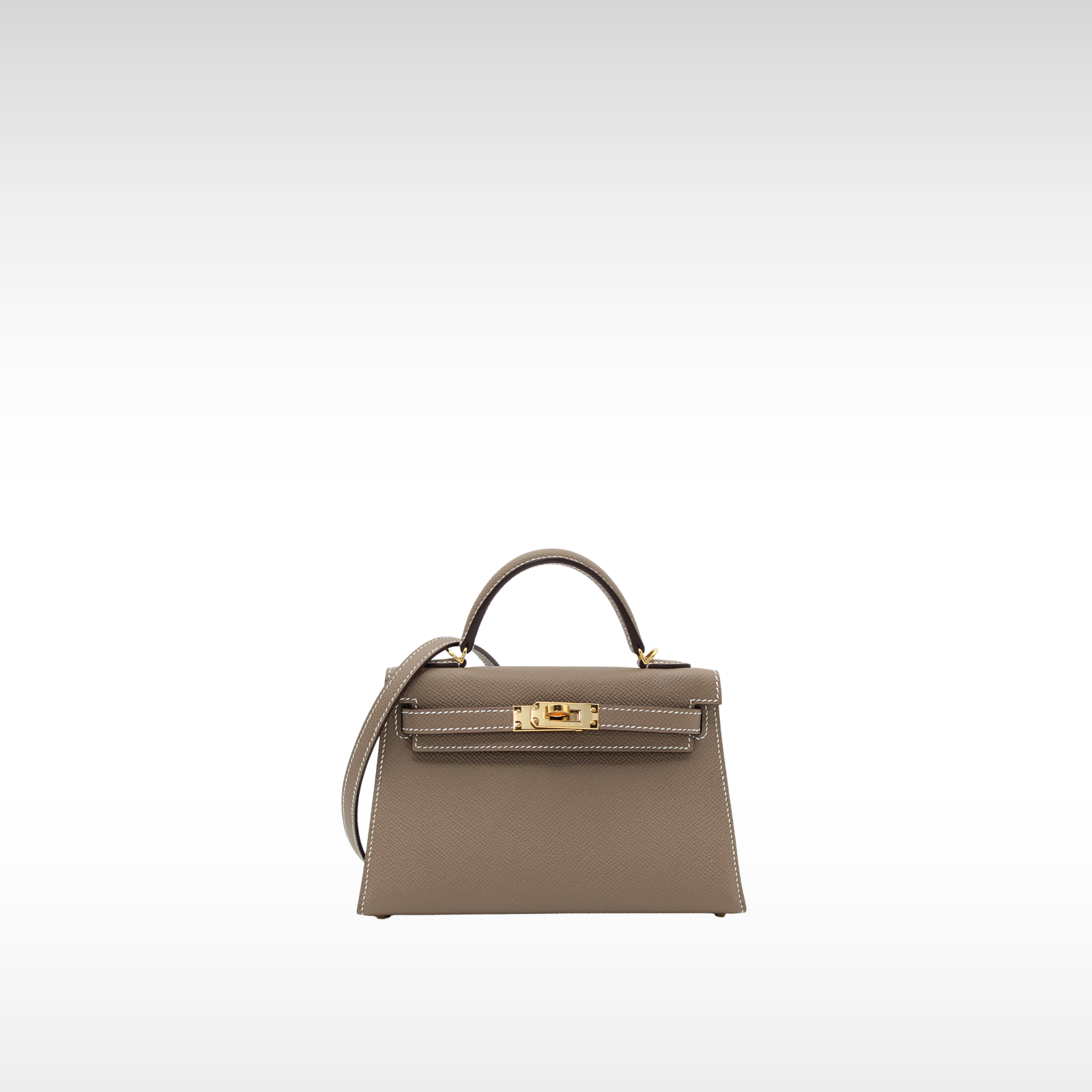 Mini Kelly 2 Epsom Etoupe