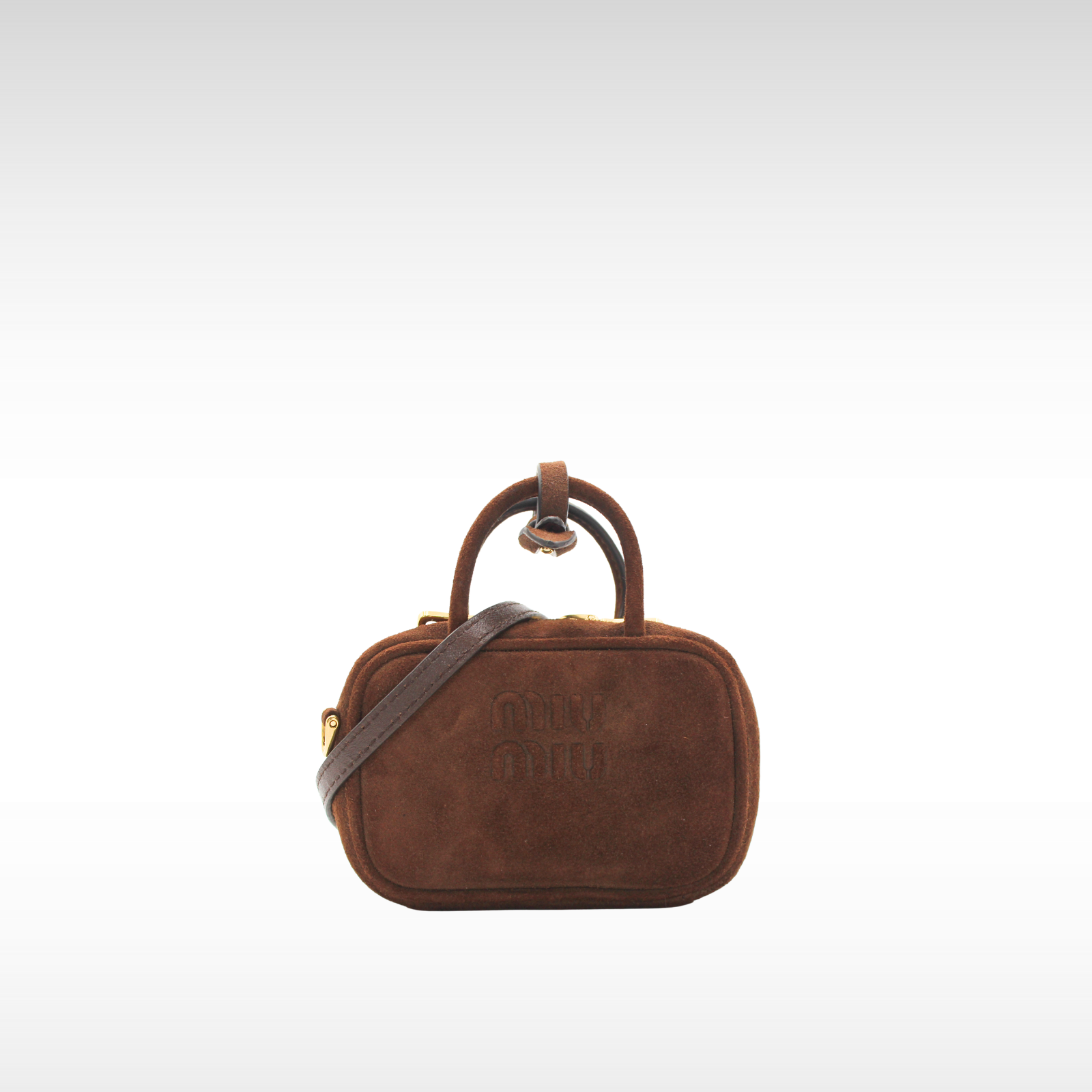 Beau Micro Suede Brown Handbag