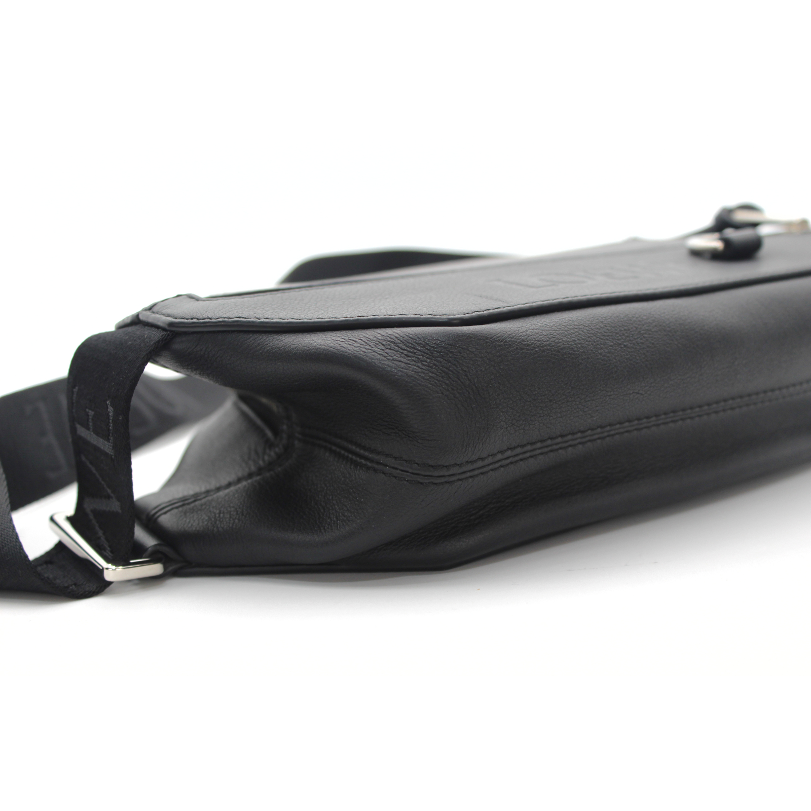Convertible Sling Calf Black Belt Bag
