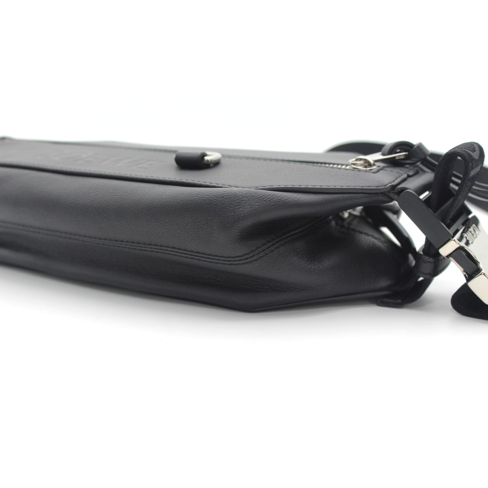 Convertible Sling Calf Black Belt Bag