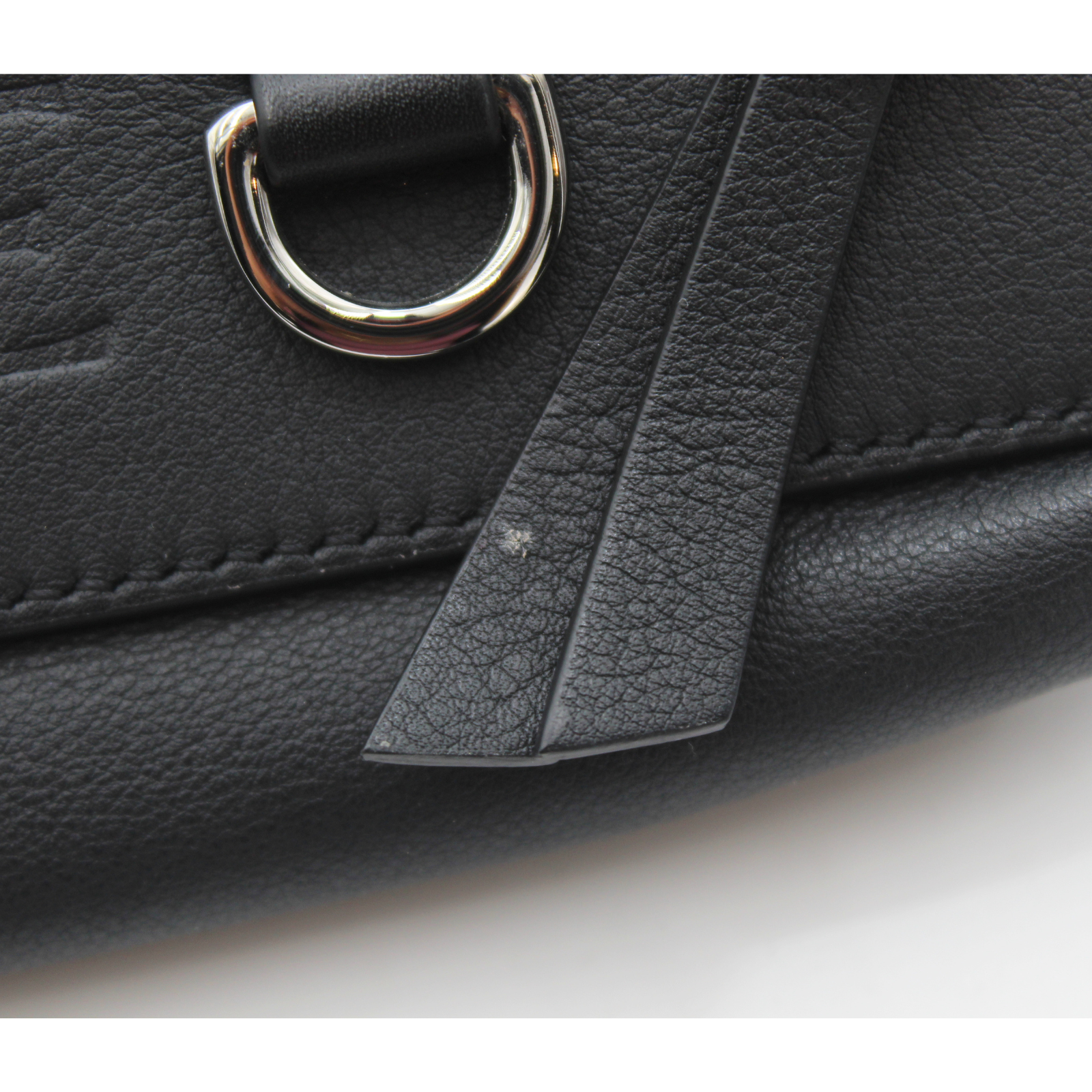 Convertible Sling Calf Black Belt Bag