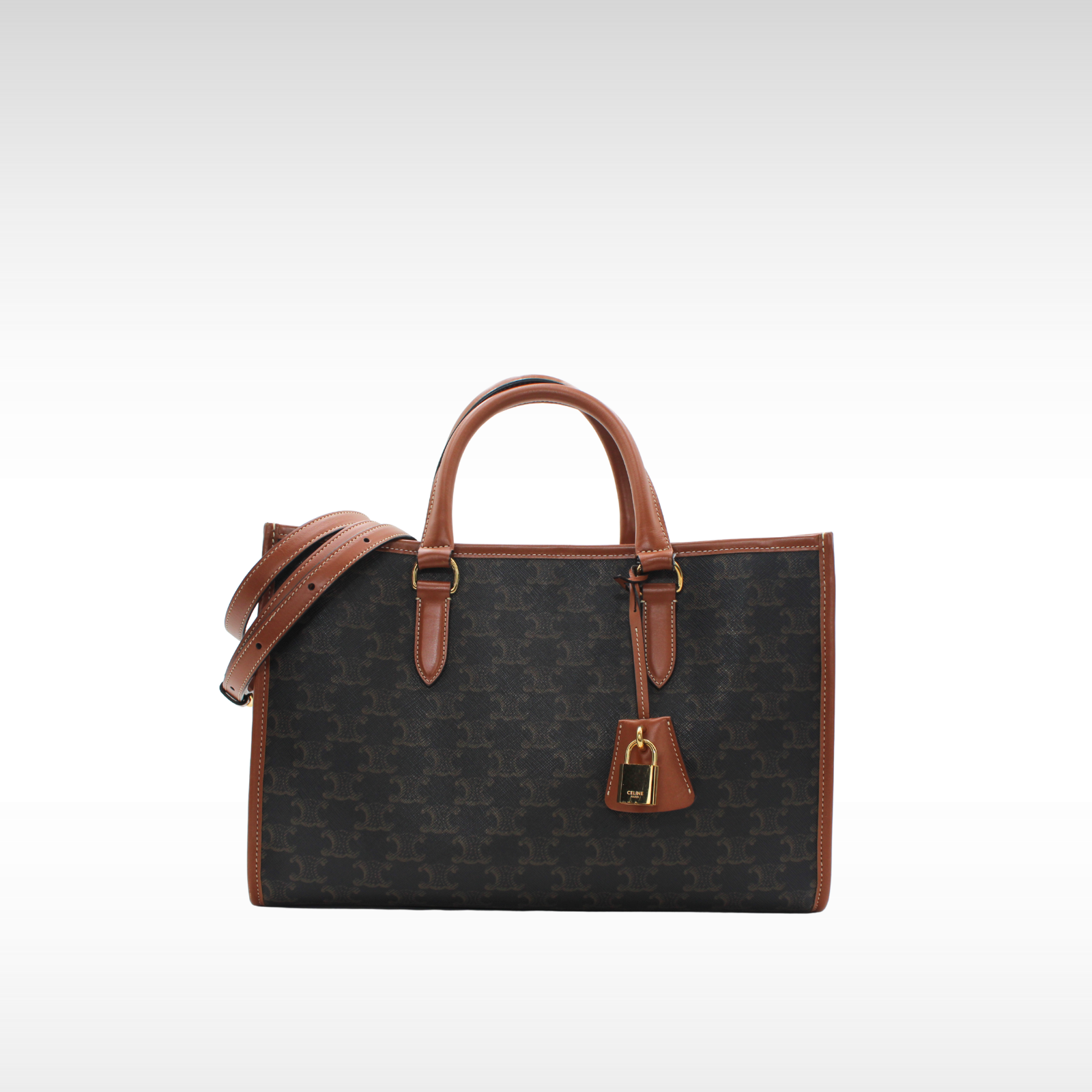 Horizontal Cabas Mini Triomphe Tote Bag