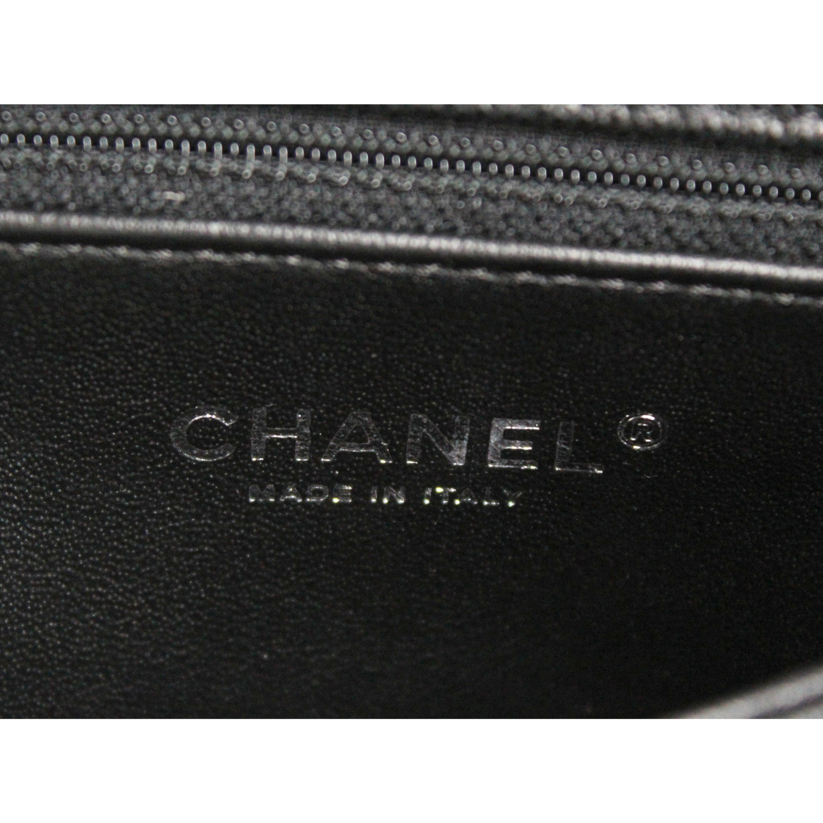 Coco Handle Small Caviar Black Handbag