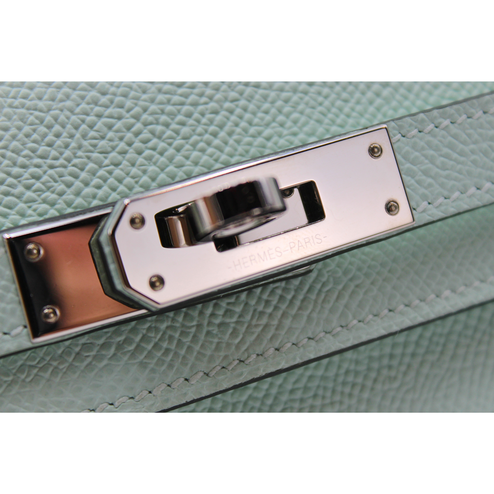 Kelly Elan Epsom Vert Peppermint Shoulder Bag