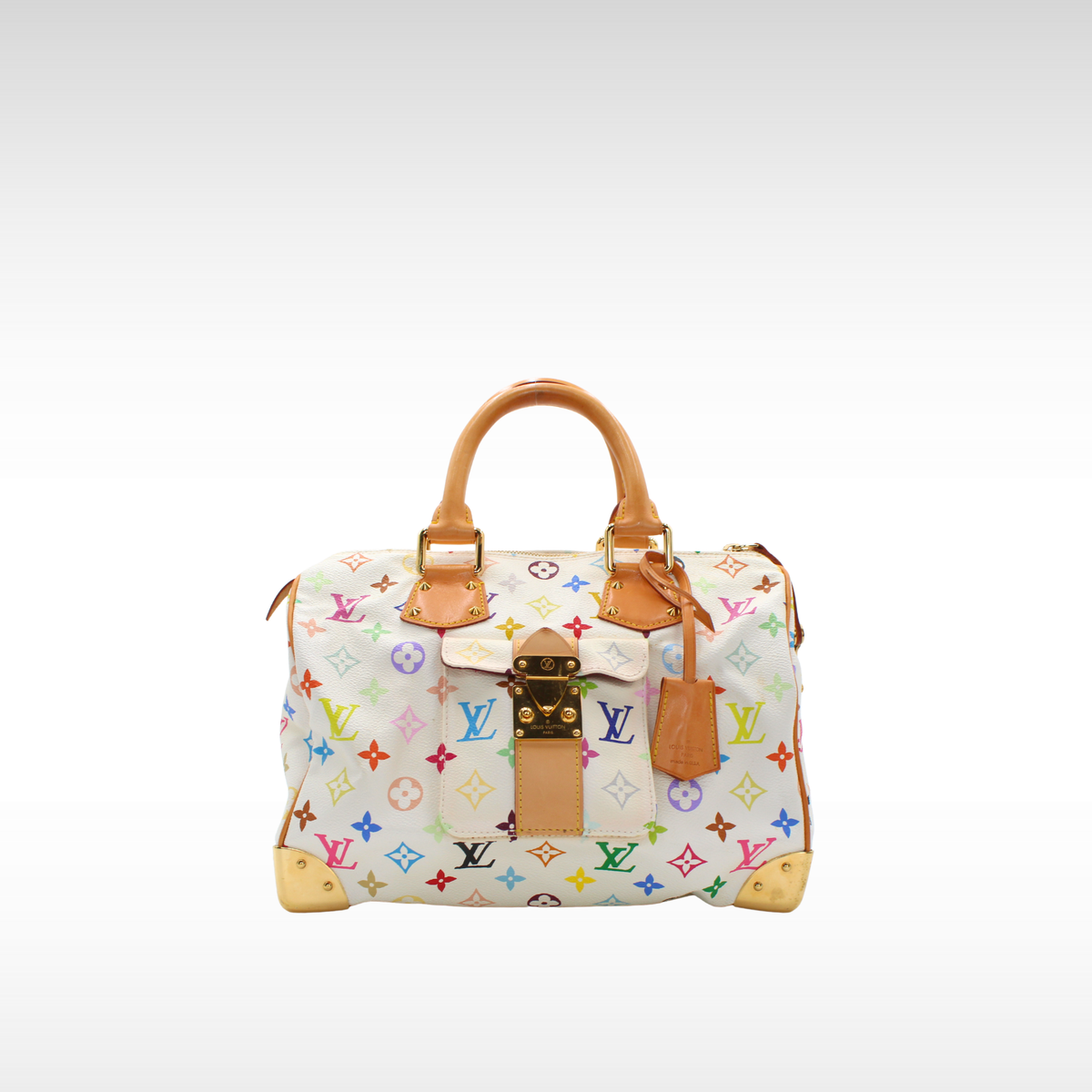 Speedy 30 Monogram Multicolor Handbag