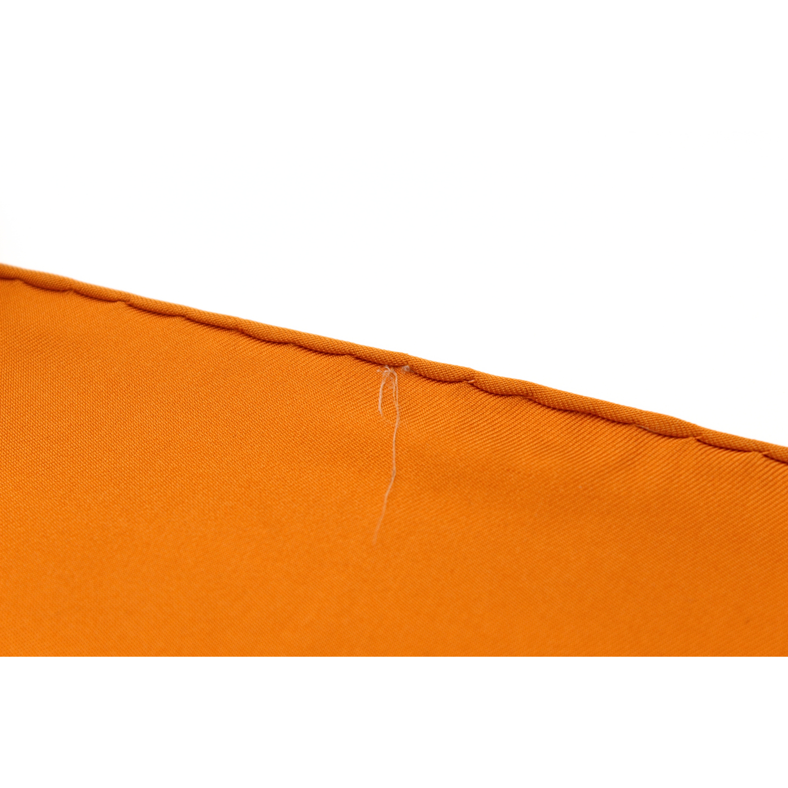 Carre 90 Silk Orange + Brown Scarf