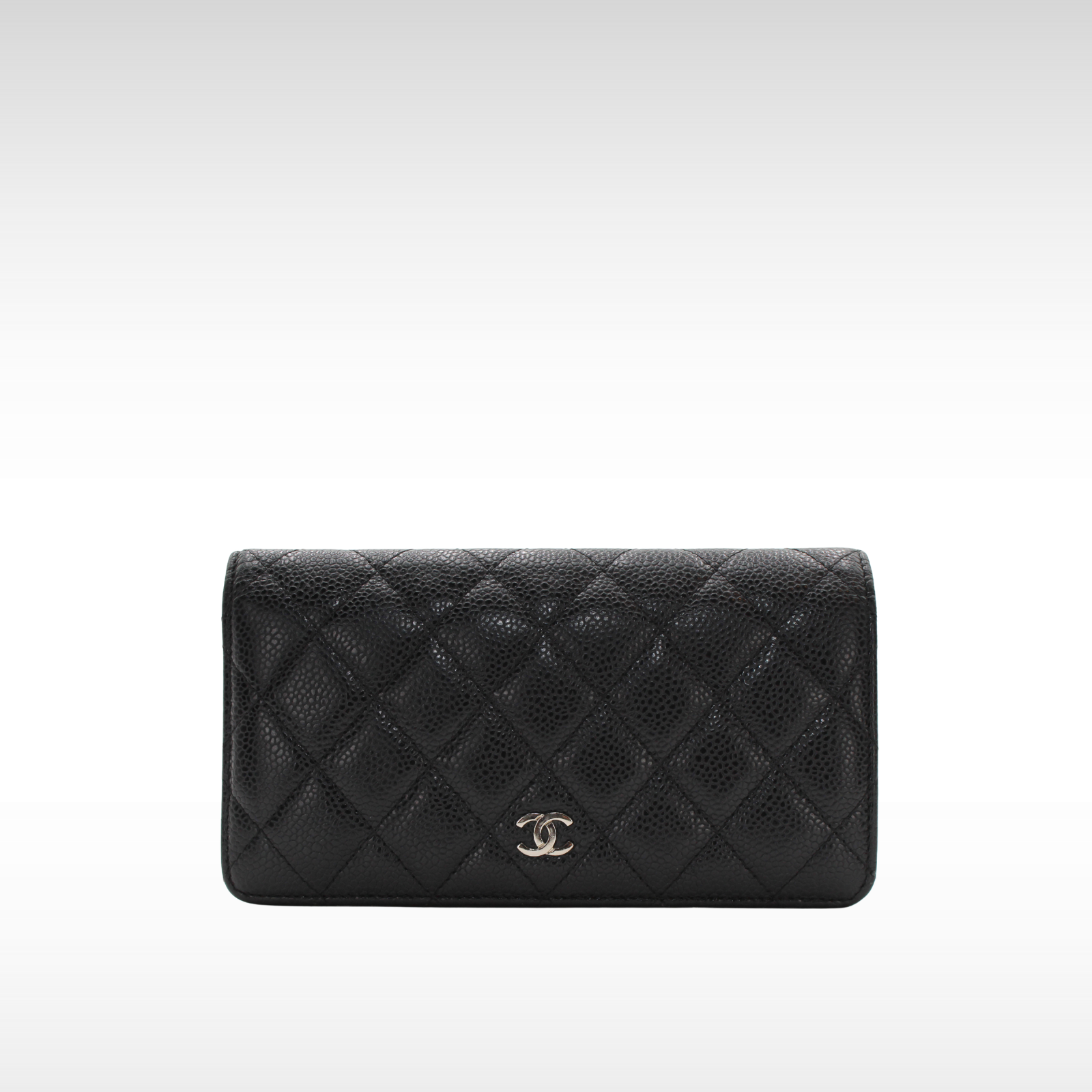 Timeless Classic Caviar Black Wallet