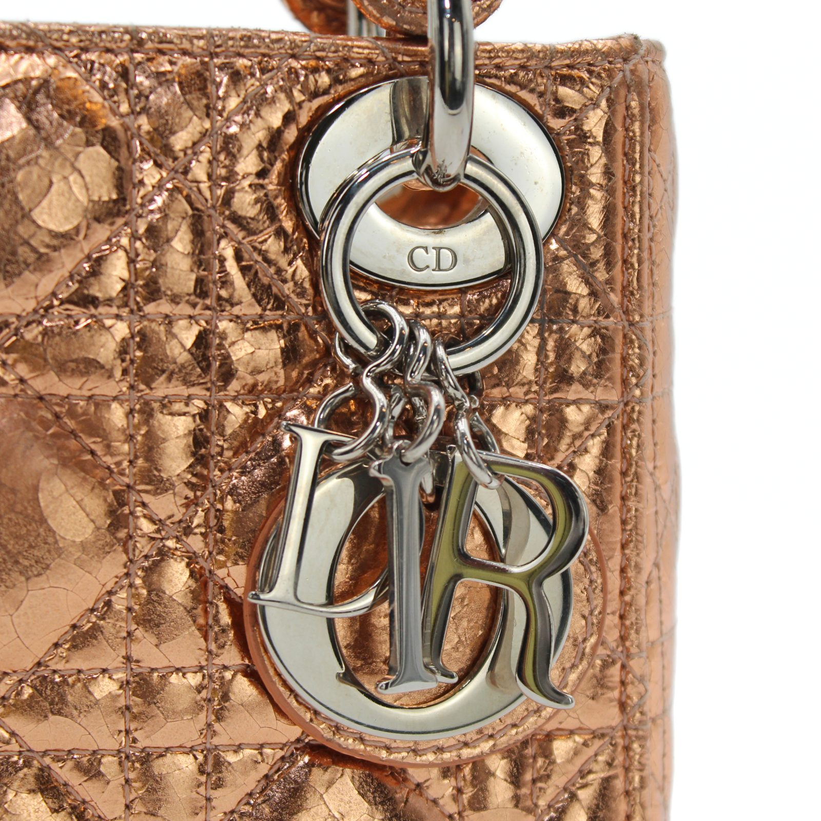 Lady Dior Mini Calf Handbag
