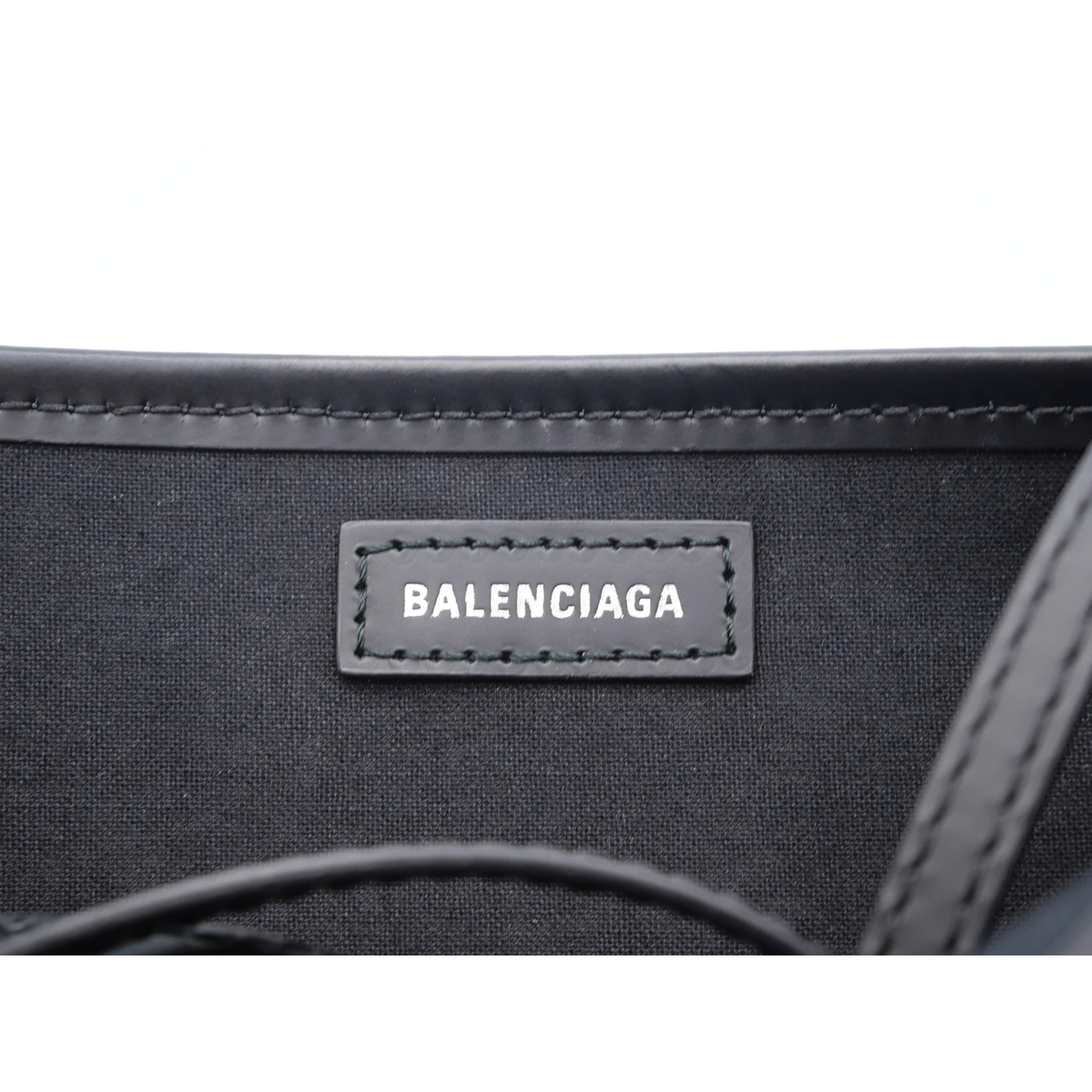 Navy Cabas XS Canvas Handbag