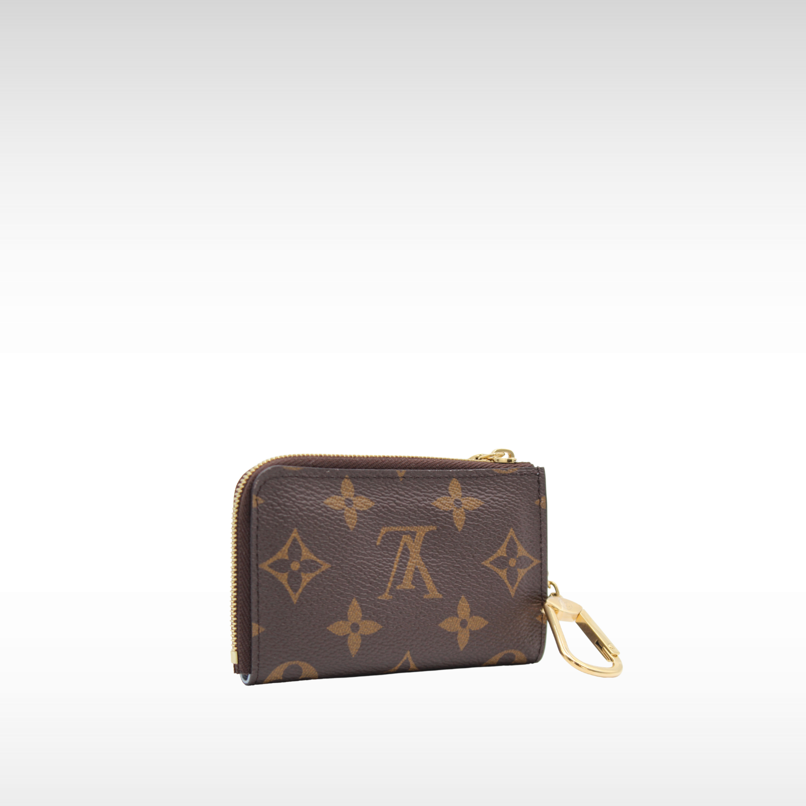 Noa Key Holder Monogram Marron + Blue Olympe Coin Case