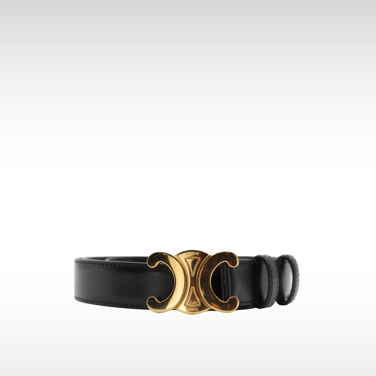 CELINE ベルト 85 エディ期 Medium Triomphe 85 25mm Calf Belt