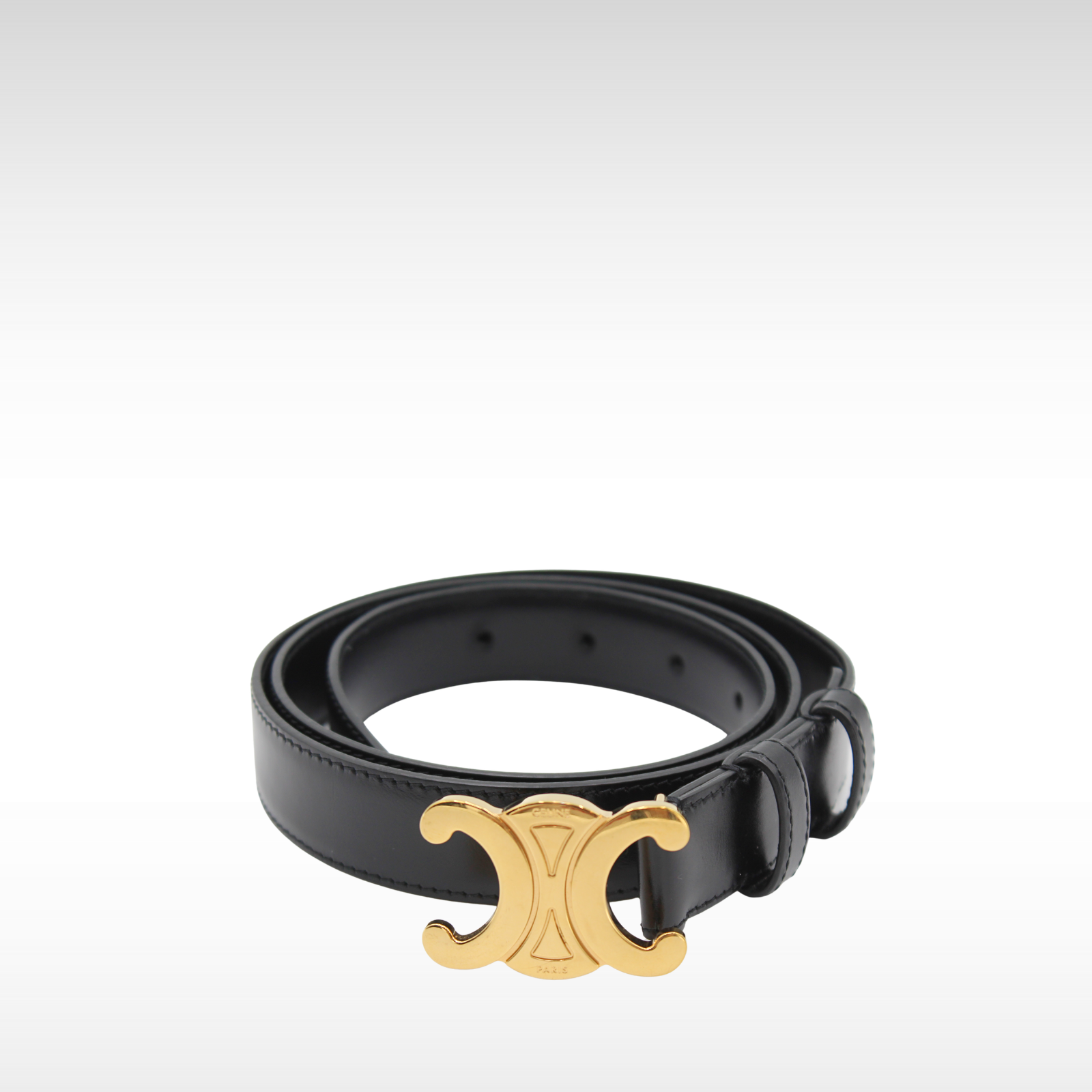 Medium Triomphe 85 25mm Calf Belt