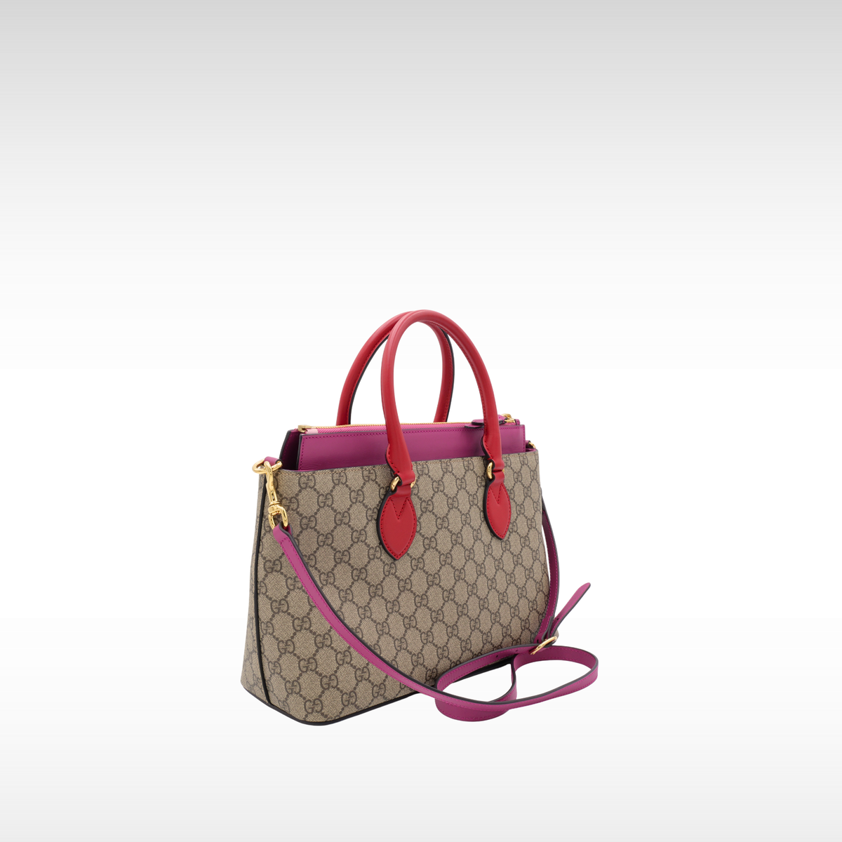 Linea A GG-Supreme Coated Canvas Handbag